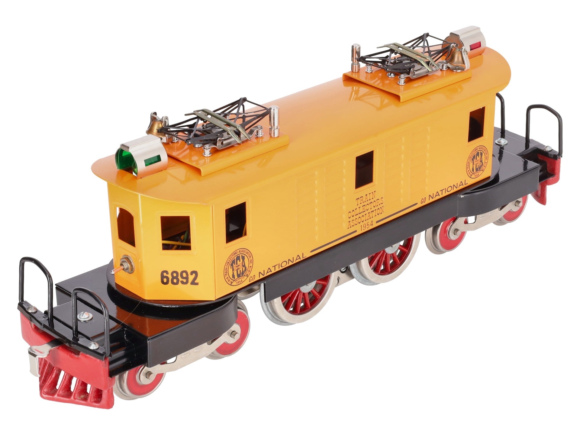 McCoy 1954 Standard Gauge National TCA 4-4-4 Orange Electric Locomotive EX