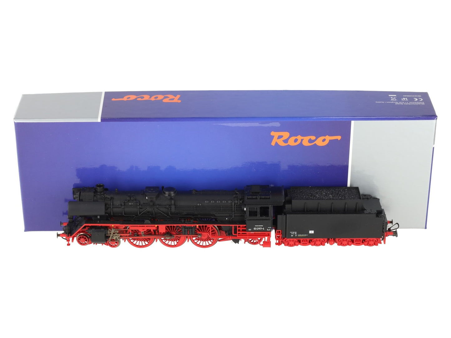 Roco 73019 HO Scale DB EP III 23 002 Steam Locomotive & Tender with DCC & Sound LN/Box