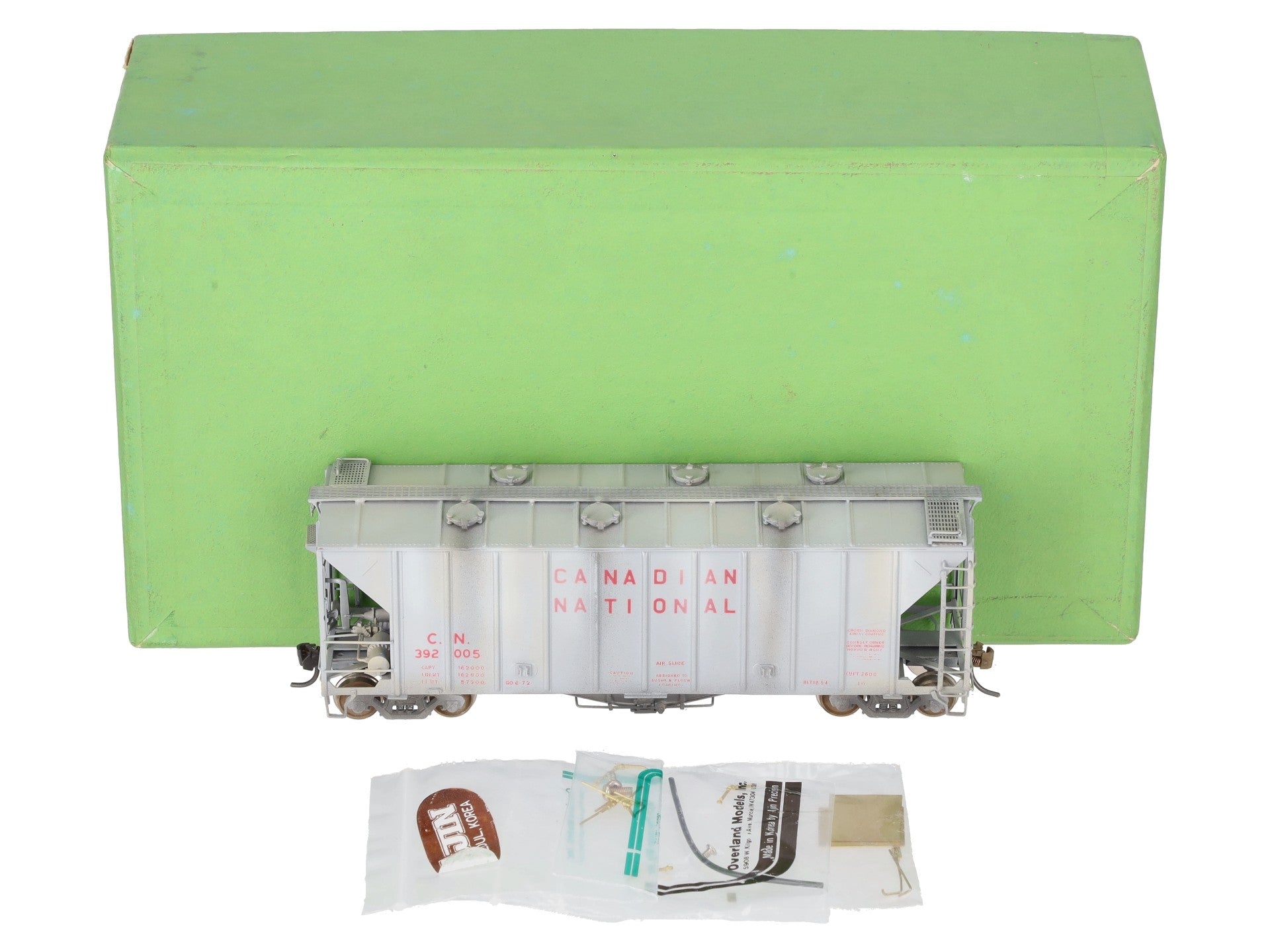 Overland OMI-3113 HO BRASS Custom Painted CN Airslide Covered Hopper/Box