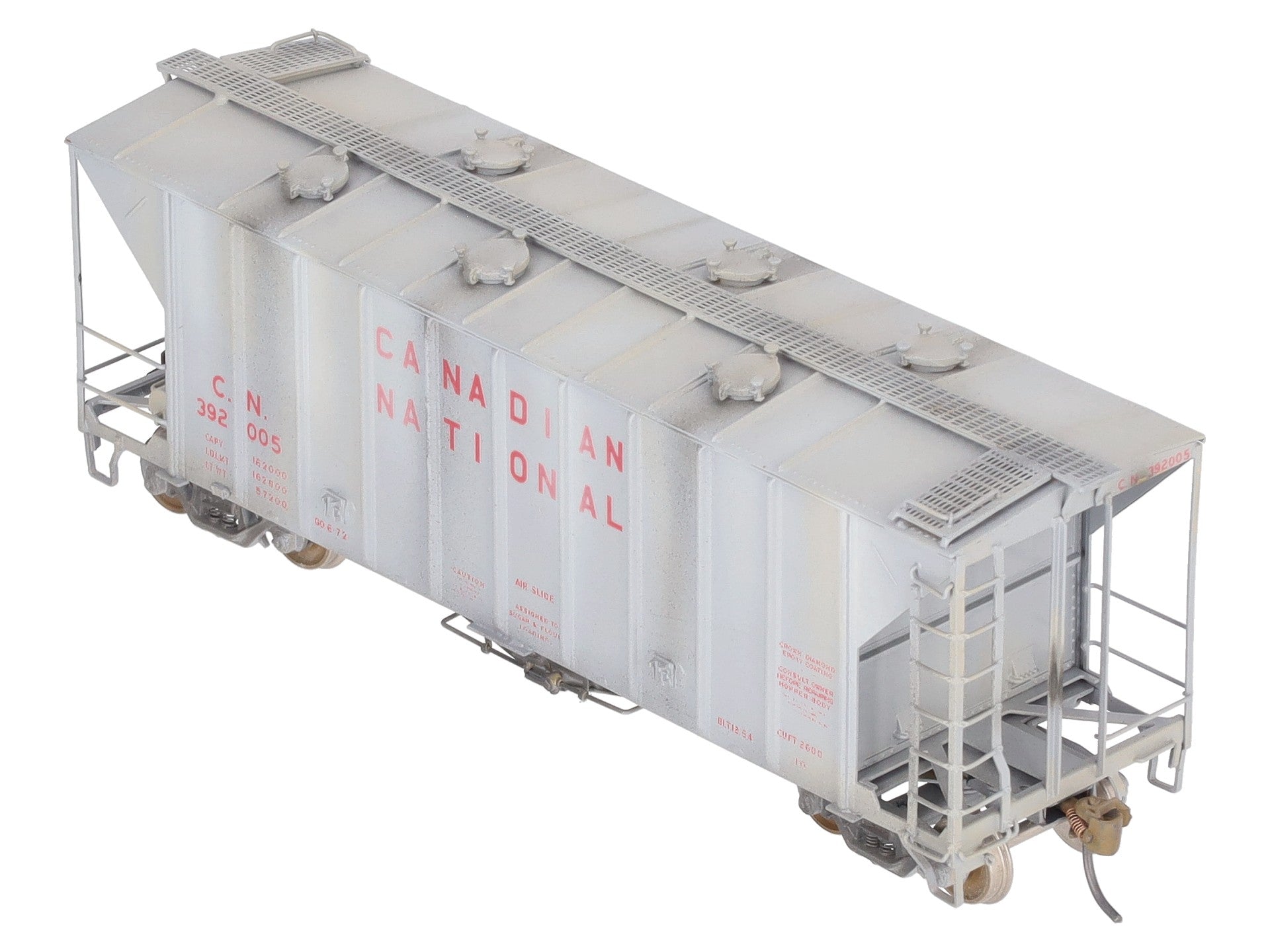 Overland OMI-3113 HO BRASS Custom Painted CN Airslide Covered Hopper/Box