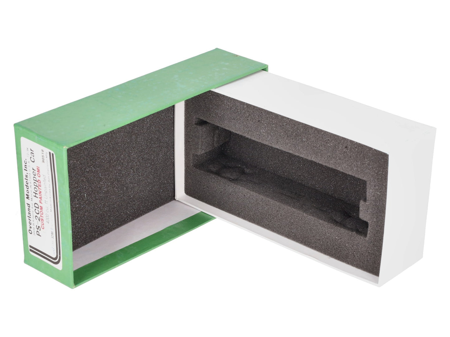 Overland 3299 HO Brass Nickel Plate Road Hopper Car 4,000 Cu.Ft. Painted #90518 EX/Box