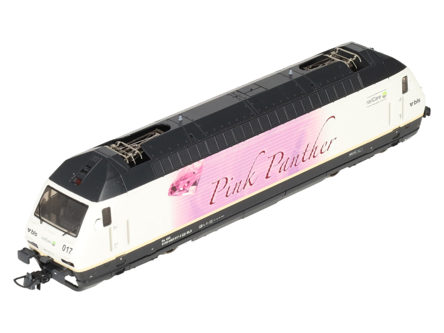 Roco 79275 HO Bern-Lötschberg-Simplon Electric Locomotive 465 017 "Pink Panther" EX/Box