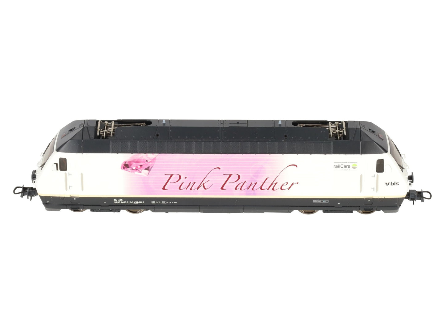 Roco 79275 HO Bern-Lötschberg-Simplon Electric Locomotive 465 017 "Pink Panther" EX/Box