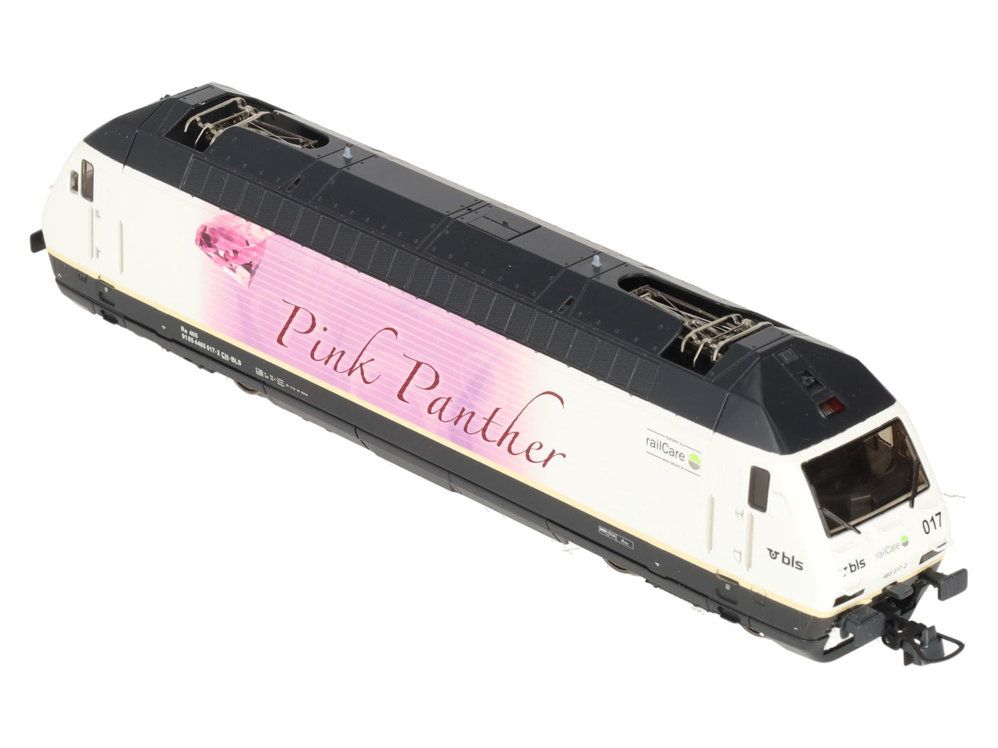 Roco 79275 HO Bern-Lötschberg-Simplon Electric Locomotive 465 017 "Pink Panther" EX/Box