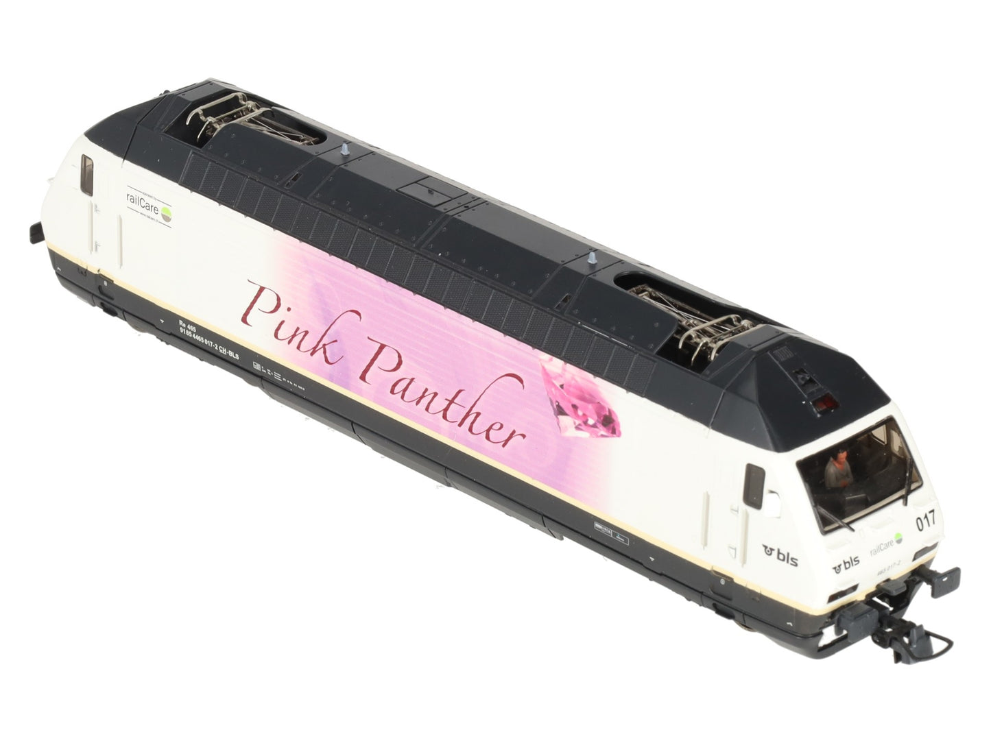 Roco 79275 HO Bern-Lötschberg-Simplon Electric Locomotive 465 017 "Pink Panther" EX/Box