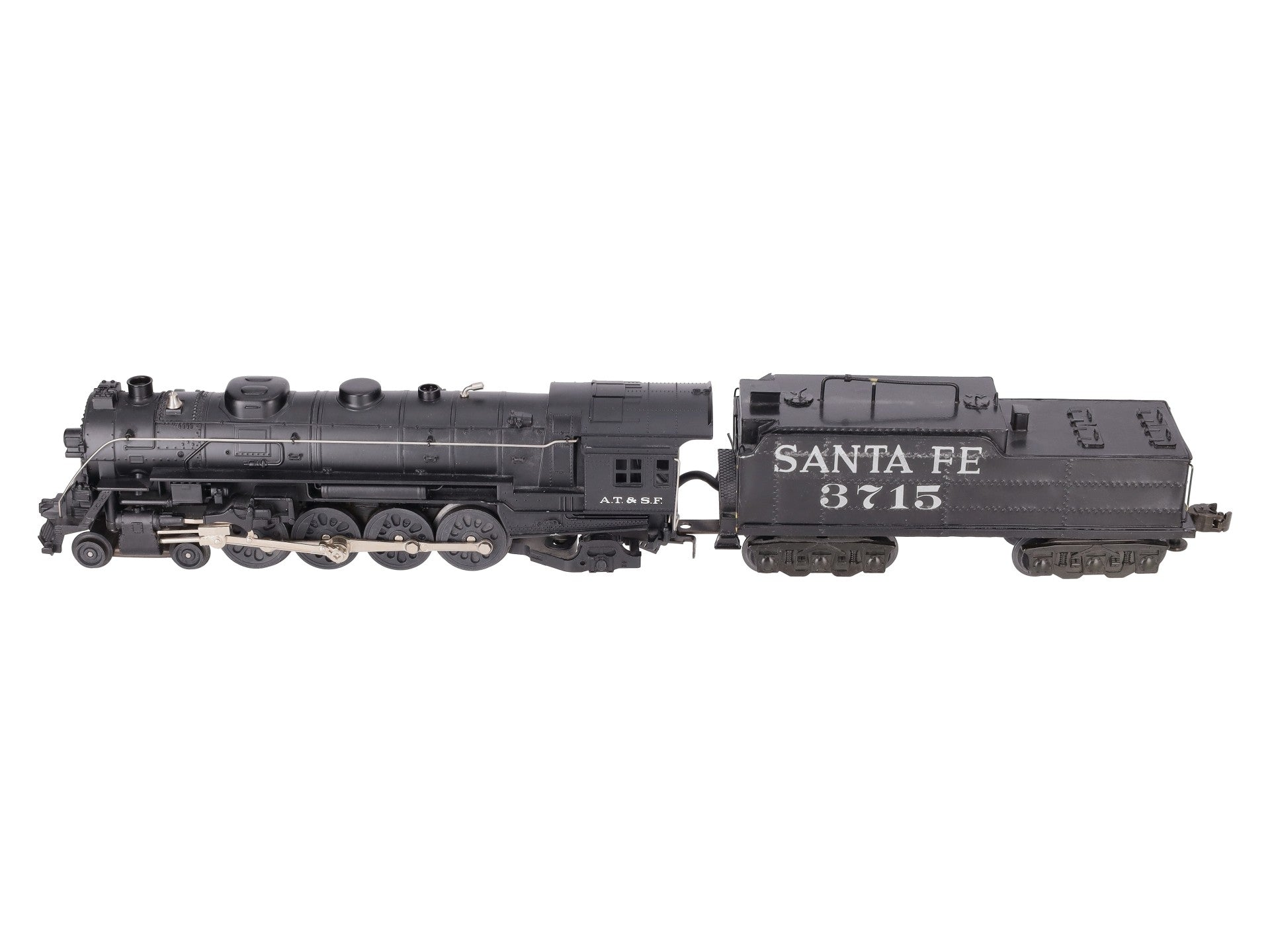 MTH 30-1265-1 SF 4-8-2 Northern Steam Locomotive w/ Tender #3715 - Custom