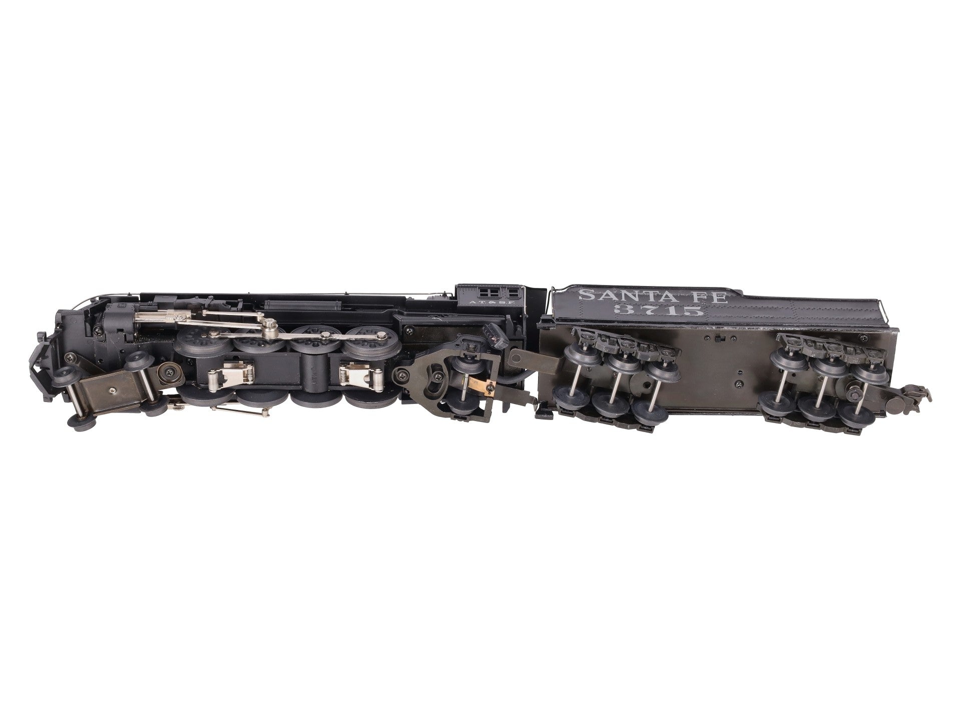 MTH 30-1265-1 SF 4-8-2 Northern Steam Locomotive w/ Tender #3715 - Custom