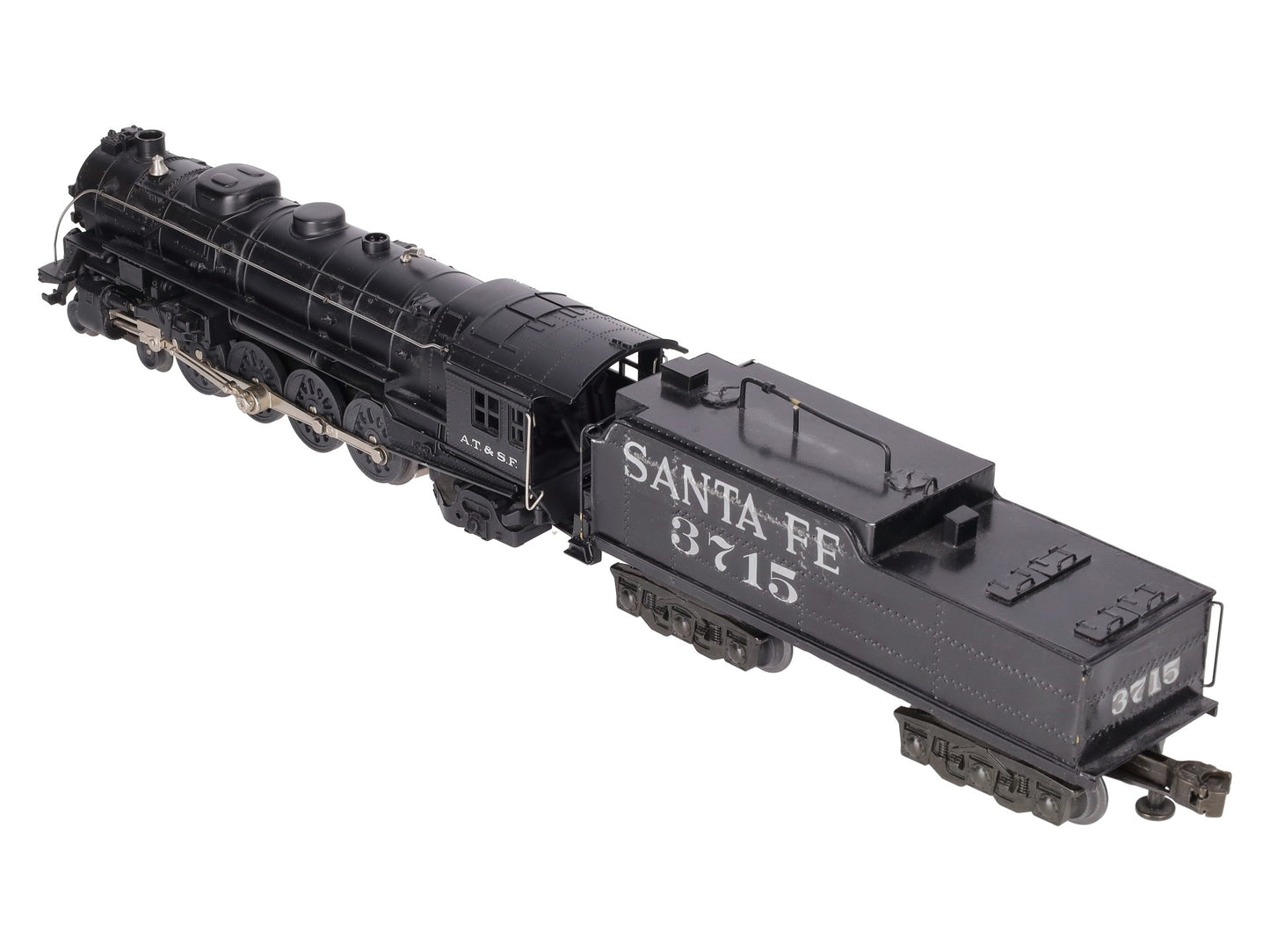 MTH 30-1265-1 SF 4-8-2 Northern Steam Locomotive w/ Tender #3715 - Custom