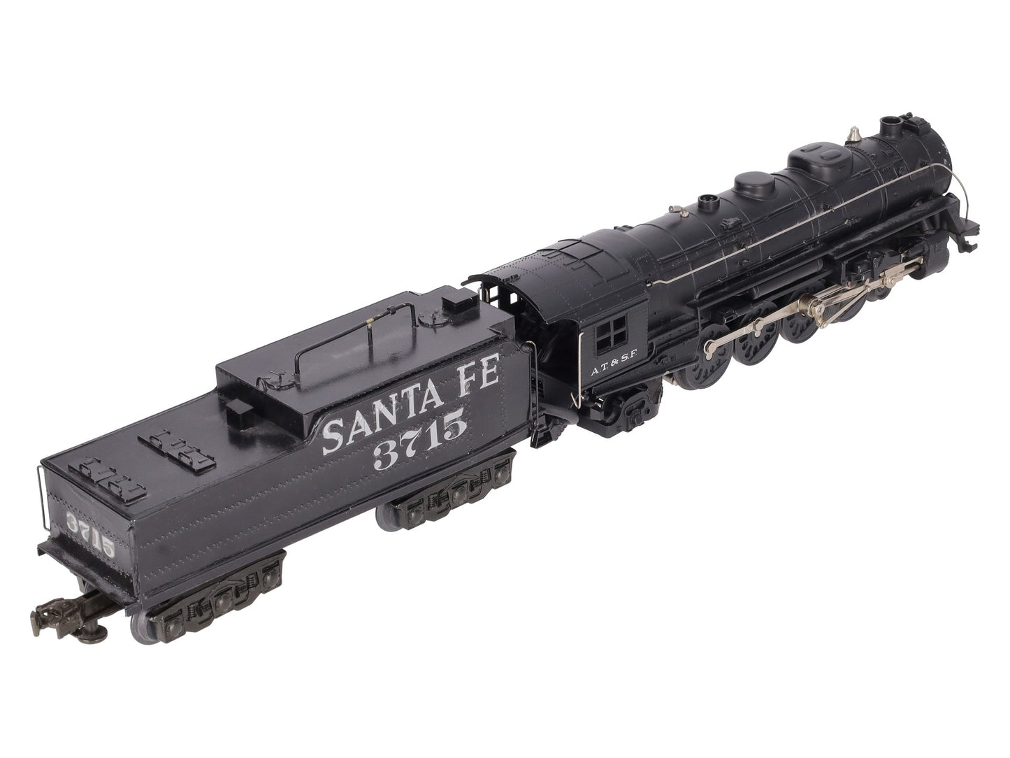 MTH 30-1265-1 SF 4-8-2 Northern Steam Locomotive w/ Tender #3715 - Custom