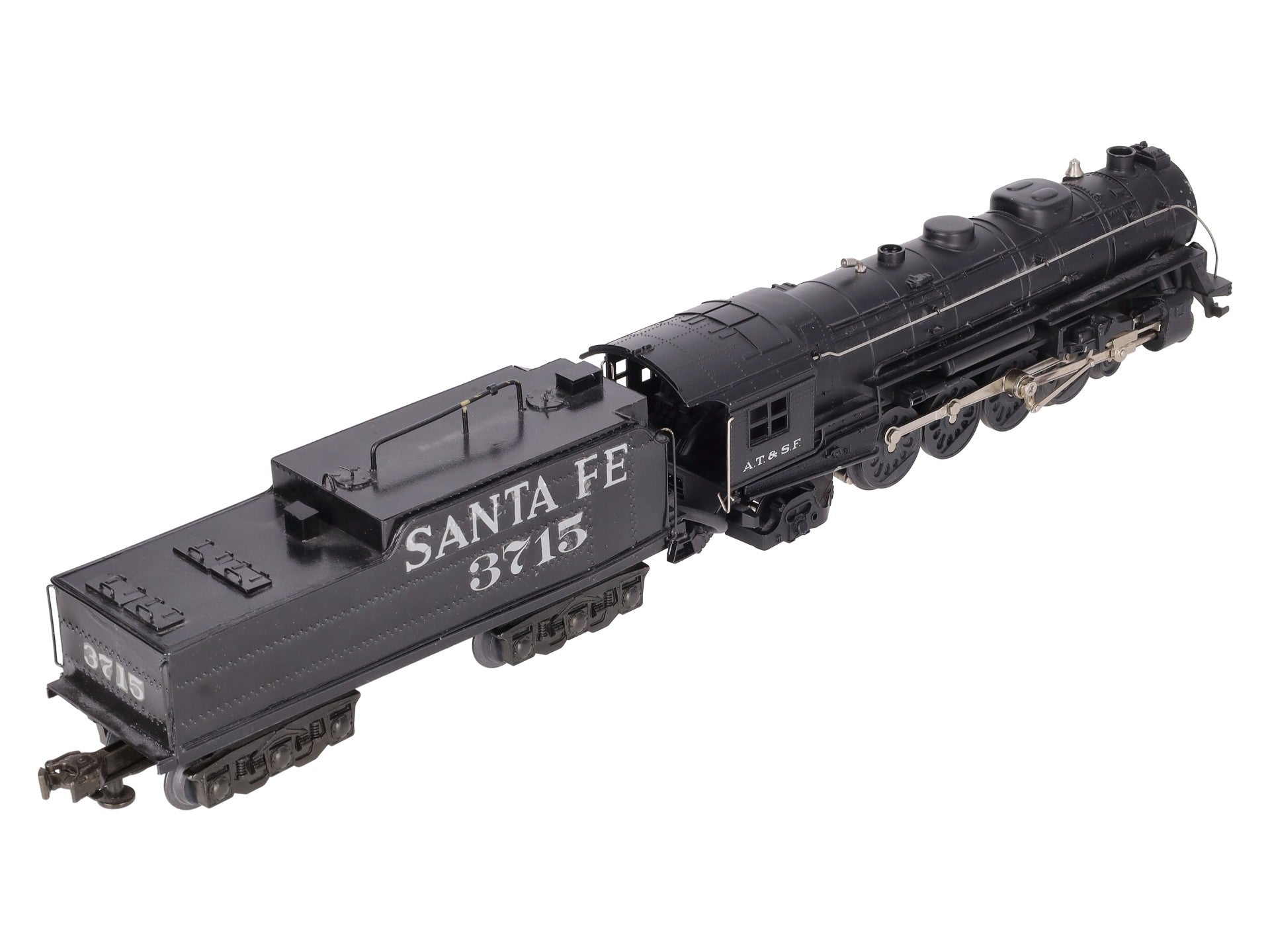 MTH 30-1265-1 SF 4-8-2 Northern Steam Locomotive w/ Tender #3715 - Custom