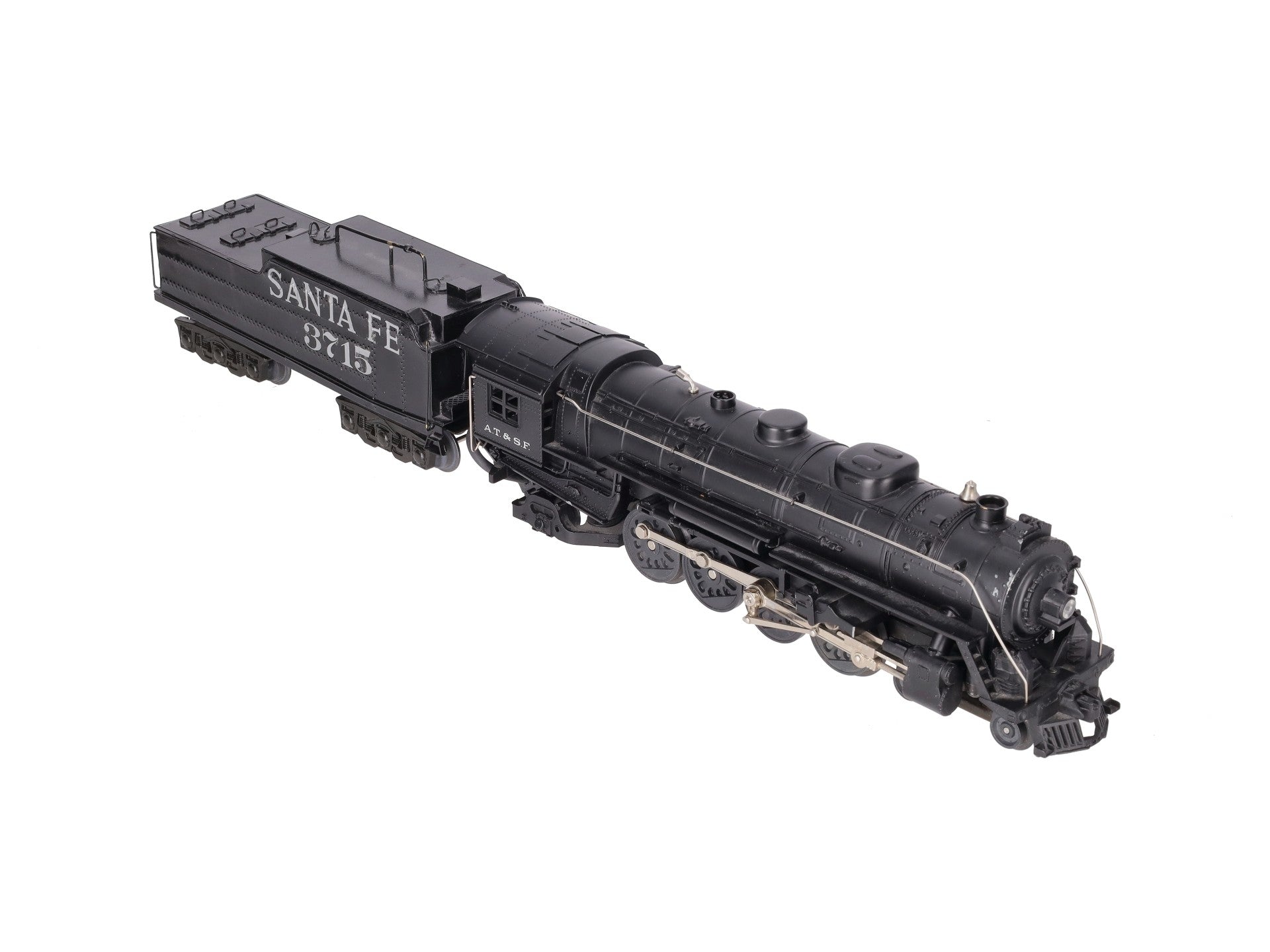 MTH 30-1265-1 SF 4-8-2 Northern Steam Locomotive w/ Tender #3715 - Custom