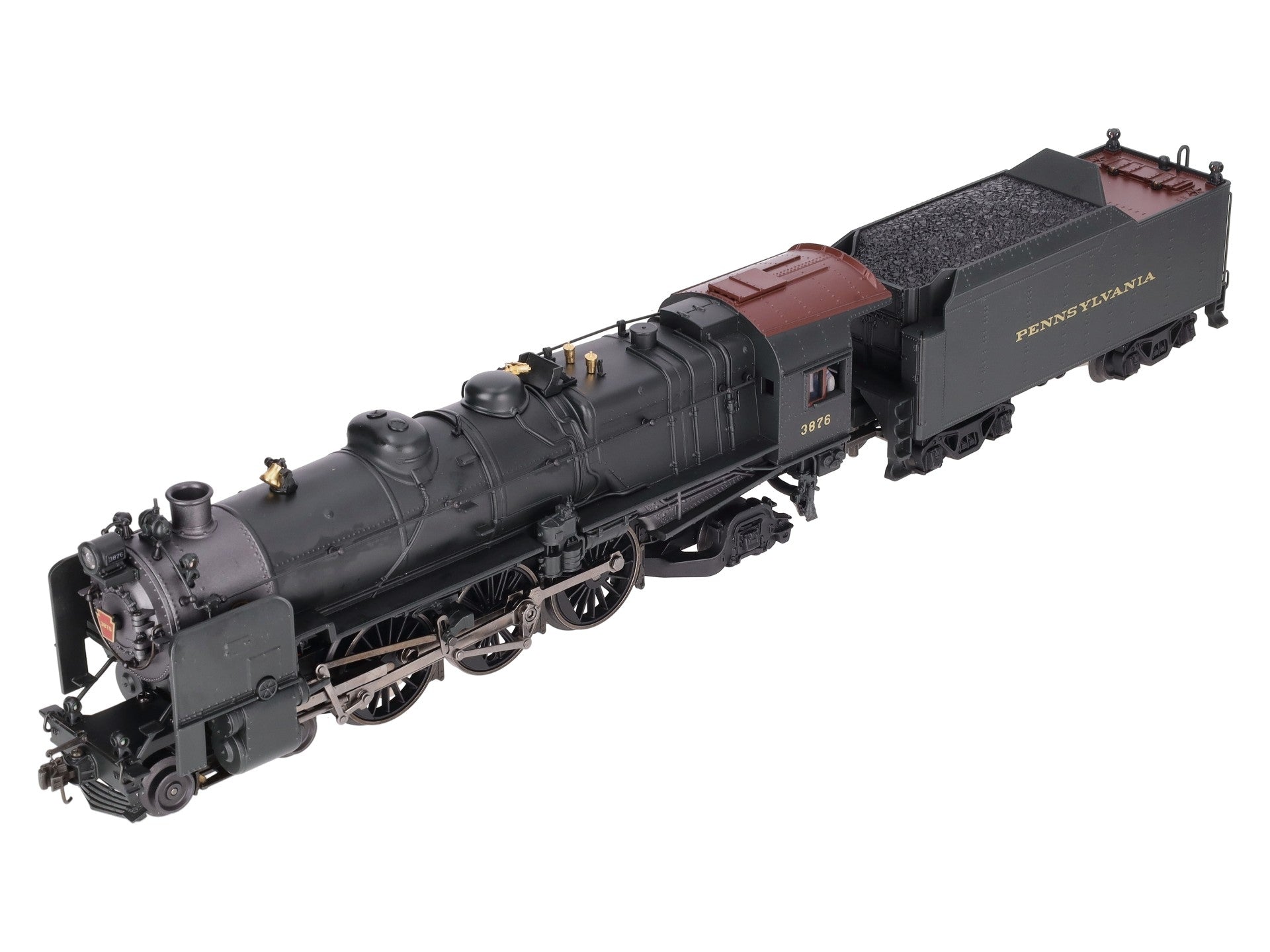 K-Line K3380-3876CC O Gauge PRR K4s Steam Locomotive & Tender #3876 w/TMCC EX/Box