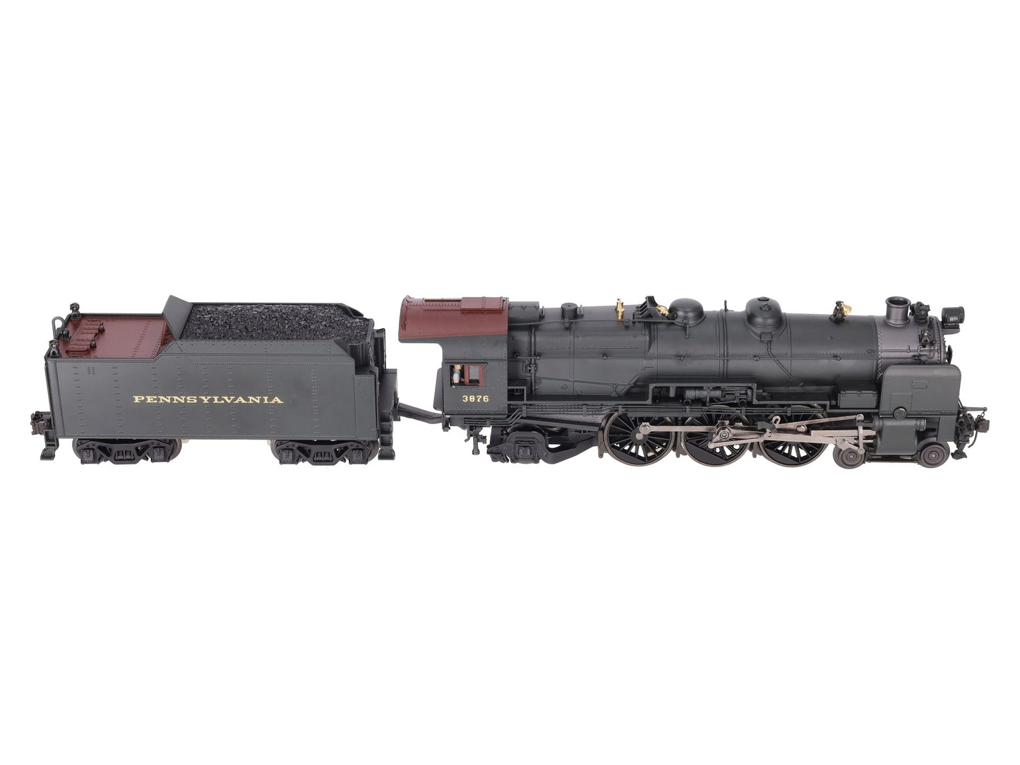 K-Line K3380-3876CC O Gauge PRR K4s Steam Locomotive & Tender #3876 w/TMCC EX/Box