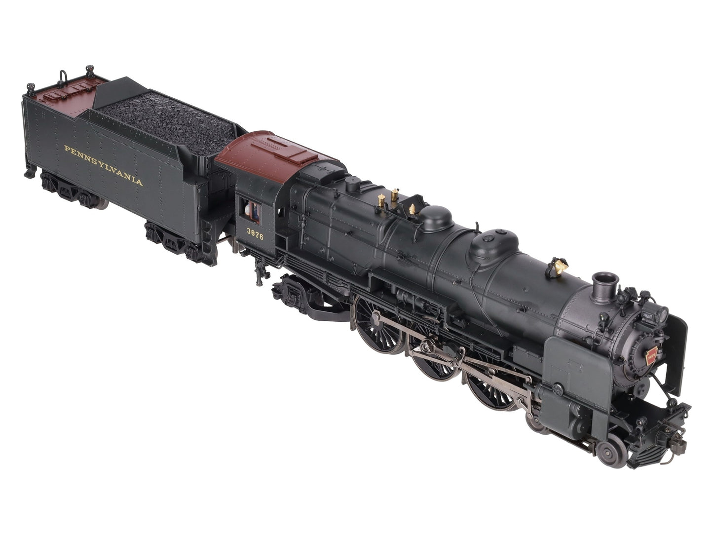 K-Line K3380-3876CC O Gauge PRR K4s Steam Locomotive & Tender #3876 w/TMCC EX/Box