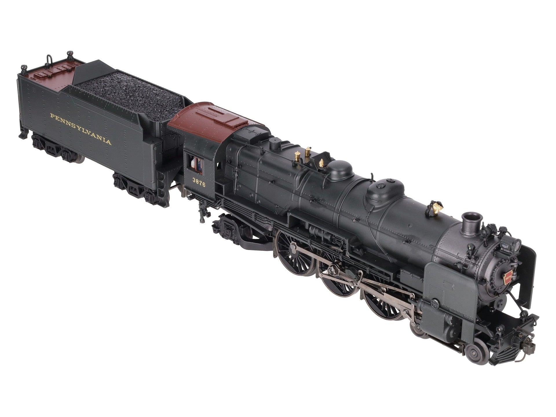 K-Line K3380-3876CC O Gauge PRR K4s Steam Locomotive & Tender #3876 w/TMCC EX/Box