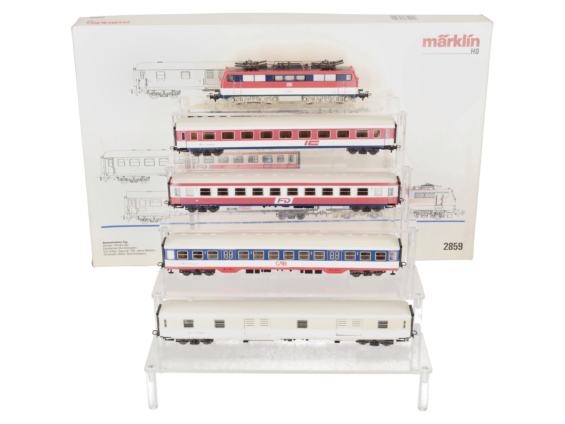 Marklin 2859 HO DB Demonstration Electric Train Set EX/Box