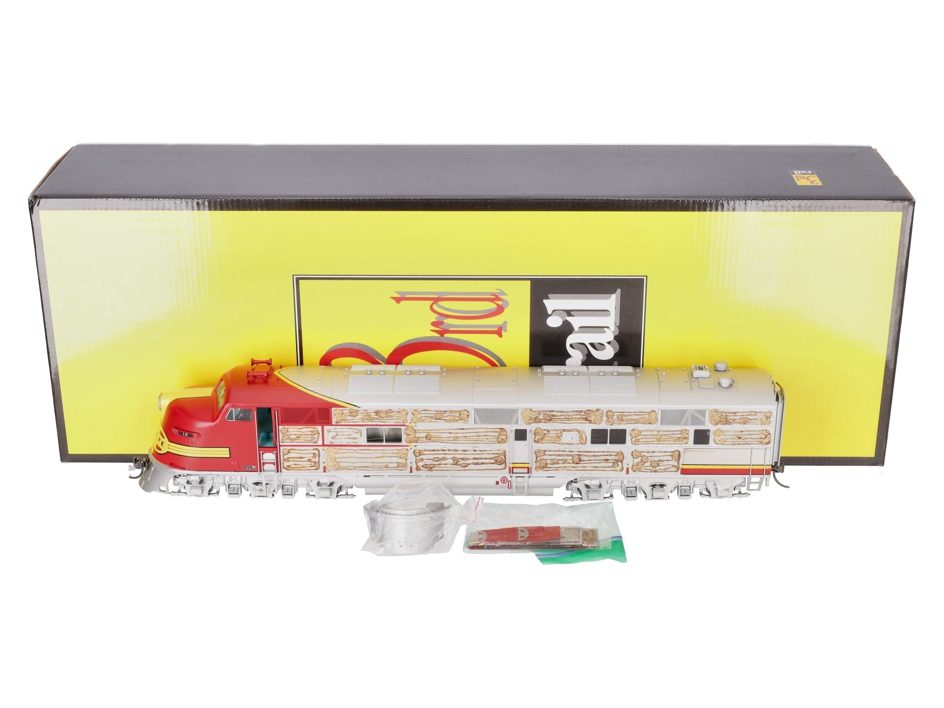 Sunset Models O Scale Santa Fe E5/E6 A Unit Diesel Locomotive #12 (2-Rail) VG/Box