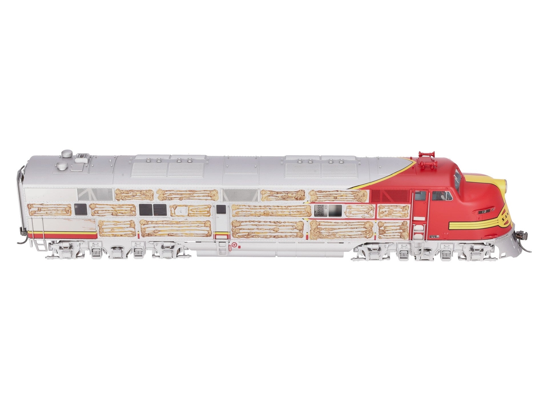 Sunset Models O Scale Santa Fe E5/E6 A Unit Diesel Locomotive #12 (2-Rail) VG/Box