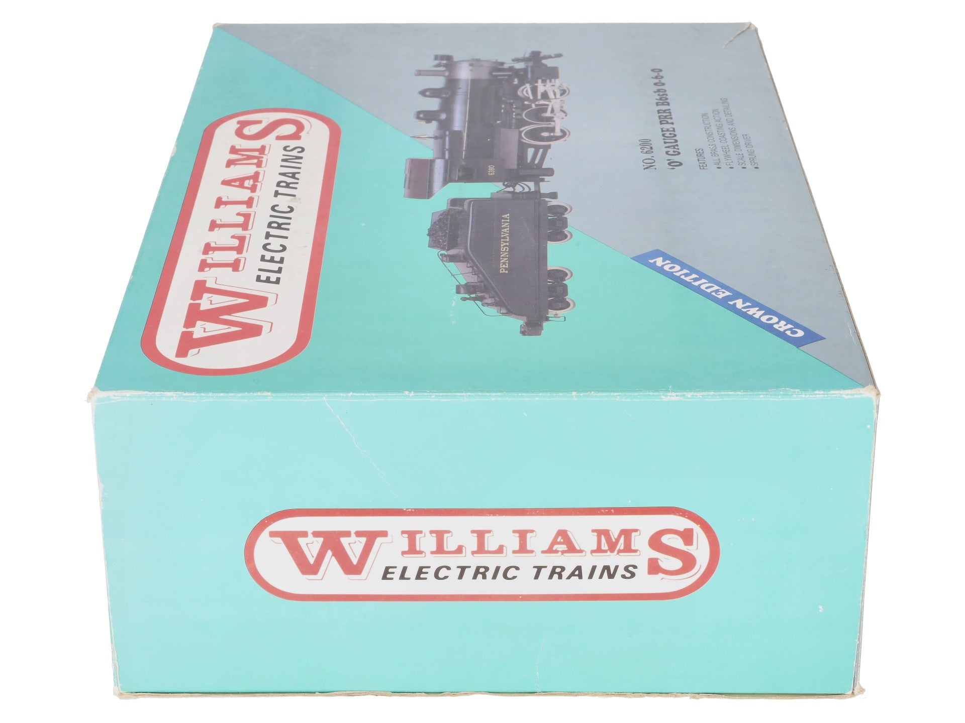 Williams 6200 O Pennsylvania 0-6-0 Steam Locomotive & Tender #6380 (2-Rail) LN/Box