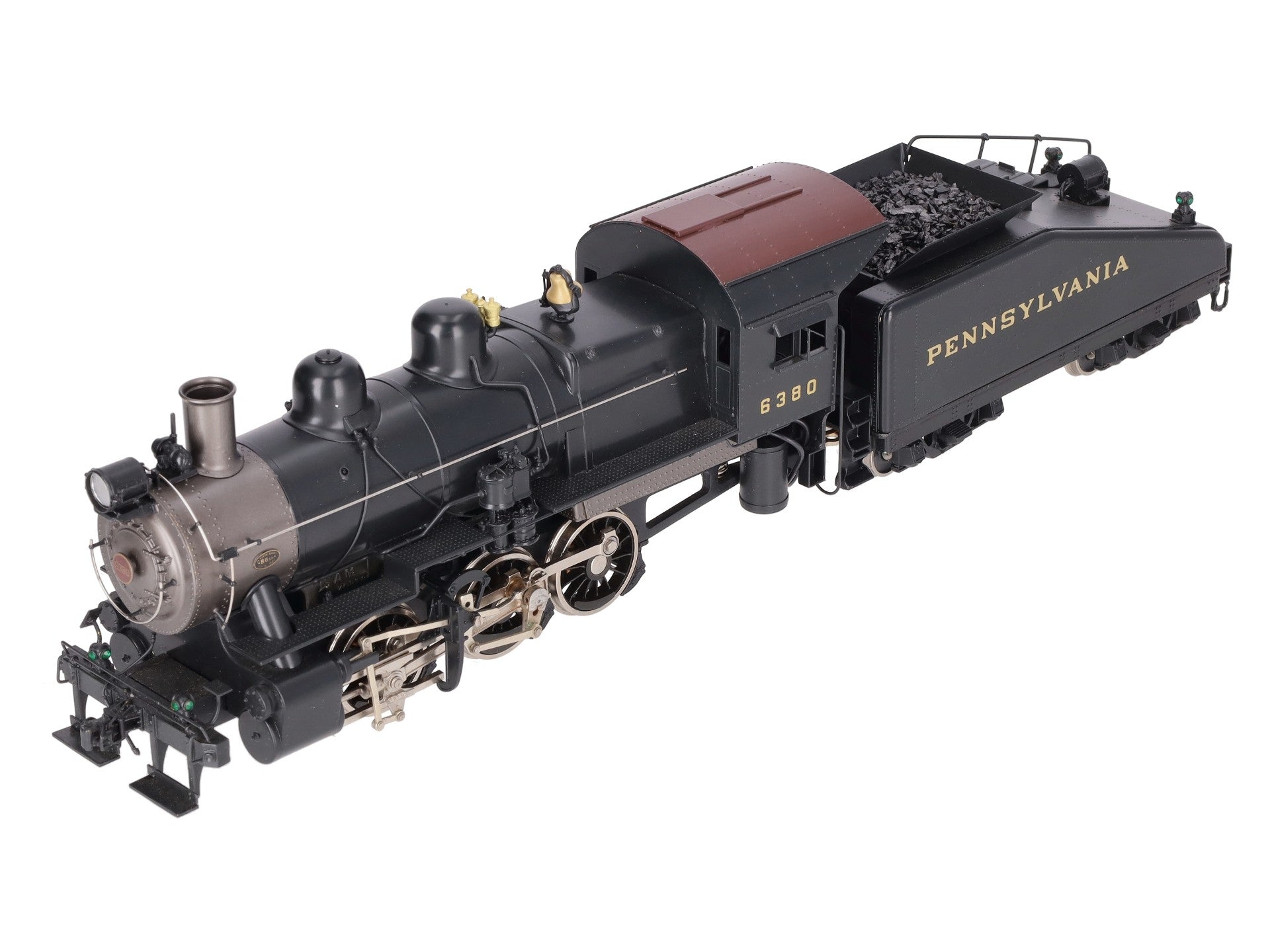 Williams 6200 O Pennsylvania 0-6-0 Steam Locomotive & Tender #6380 (2-Rail) LN/Box