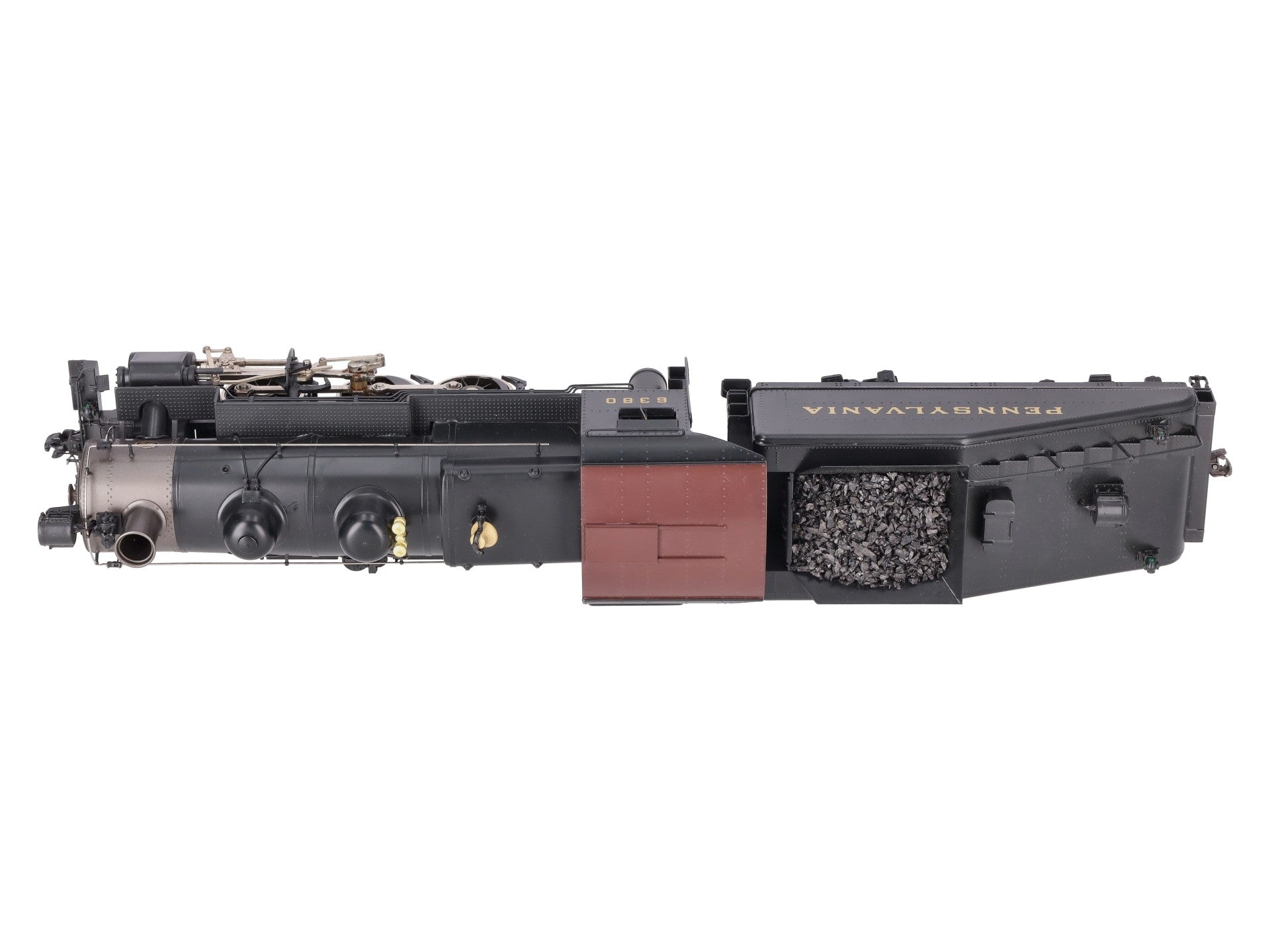 Williams 6200 O Pennsylvania 0-6-0 Steam Locomotive & Tender #6380 (2-Rail) LN/Box