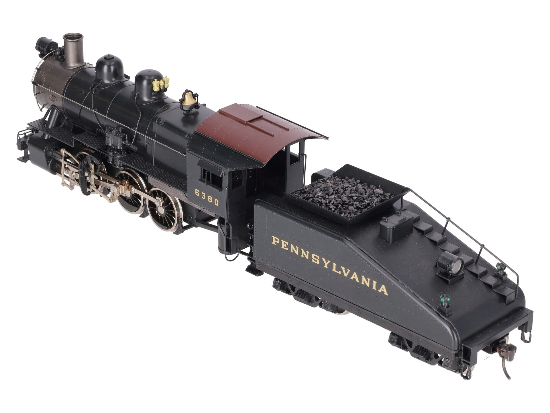 Williams 6200 O Pennsylvania 0-6-0 Steam Locomotive & Tender #6380 (2-Rail) LN/Box