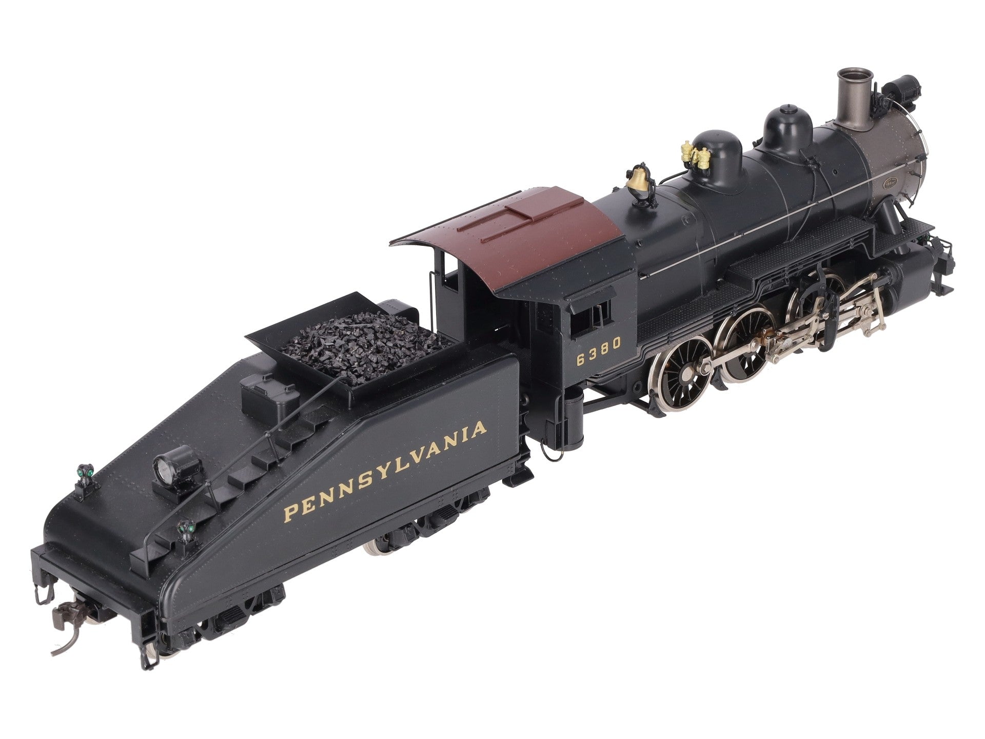 Williams 6200 O Pennsylvania 0-6-0 Steam Locomotive & Tender #6380 (2-Rail) LN/Box