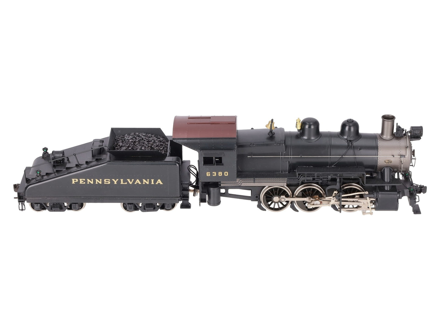 Williams 6200 O Pennsylvania 0-6-0 Steam Locomotive & Tender #6380 (2-Rail) LN/Box