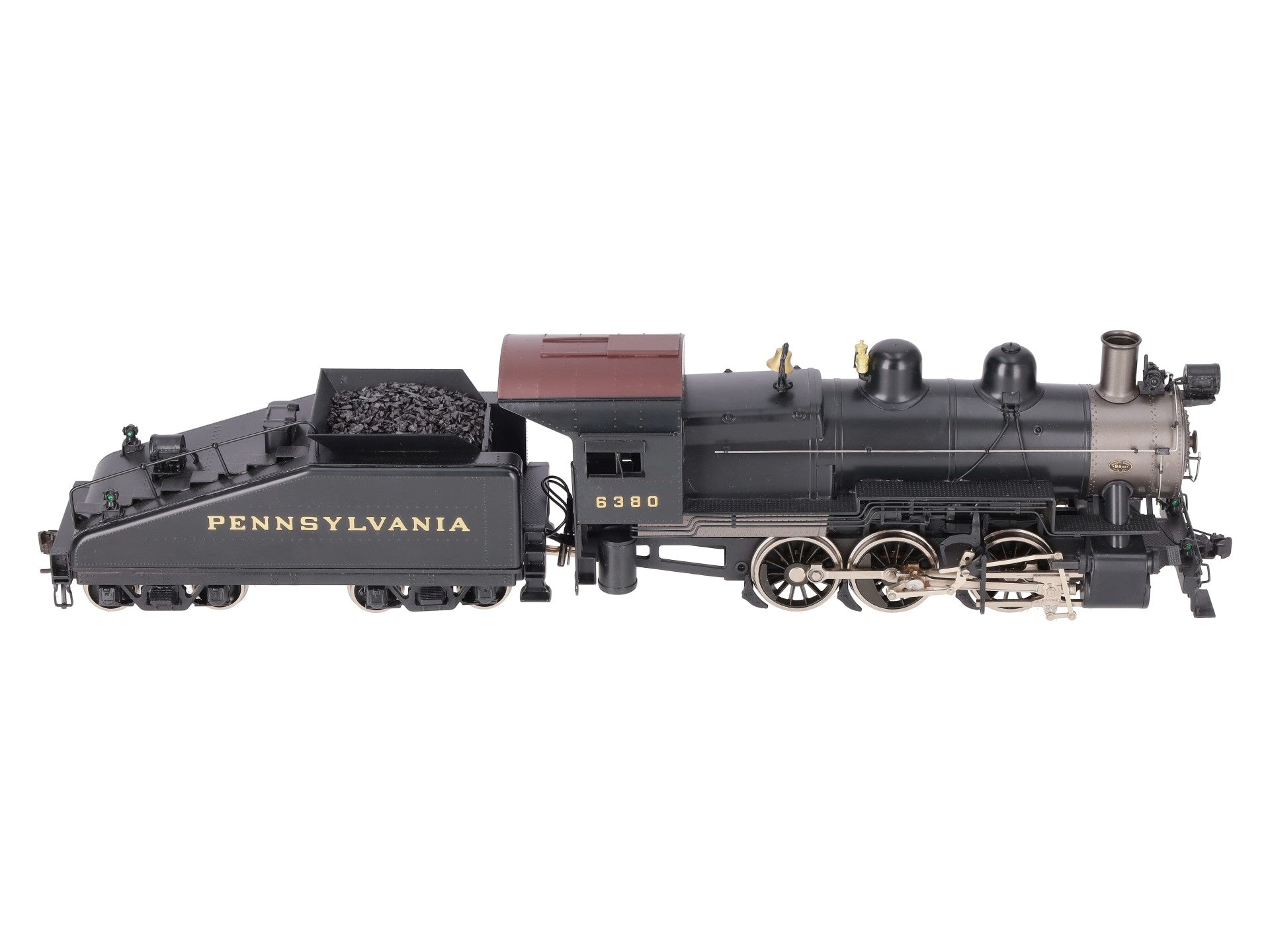 Williams 6200 O Pennsylvania 0-6-0 Steam Locomotive & Tender #6380 (2-Rail) LN/Box