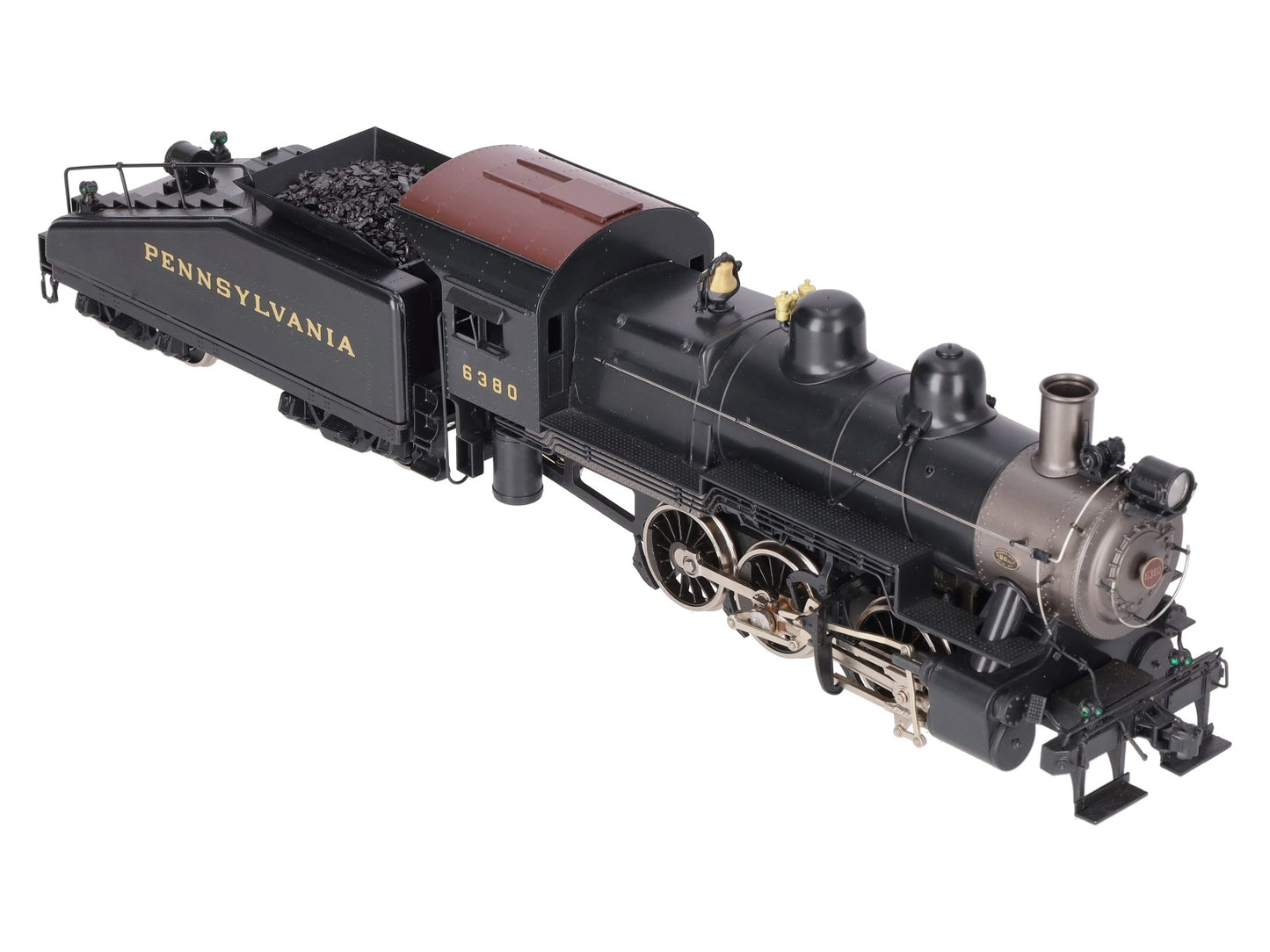 Williams 6200 O Pennsylvania 0-6-0 Steam Locomotive & Tender #6380 (2-Rail) LN/Box
