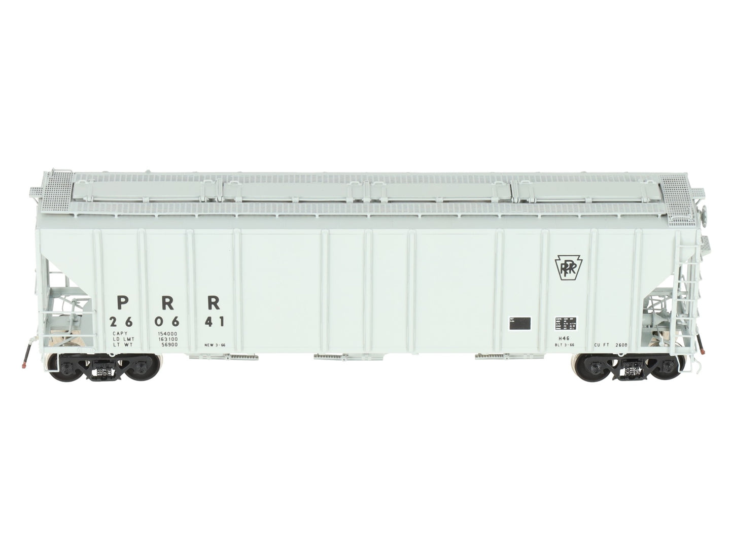 Overland 3275 HO BRASS Custom PRR PS2-CD Covered Hopper #260641 EX/Box
