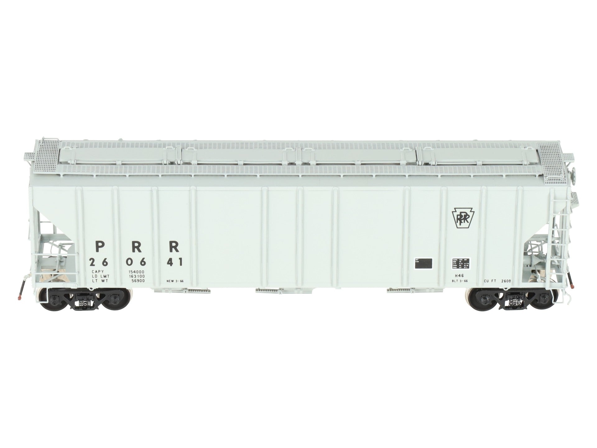 Overland 3275 HO BRASS Custom PRR PS2-CD Covered Hopper #260641 EX/Box
