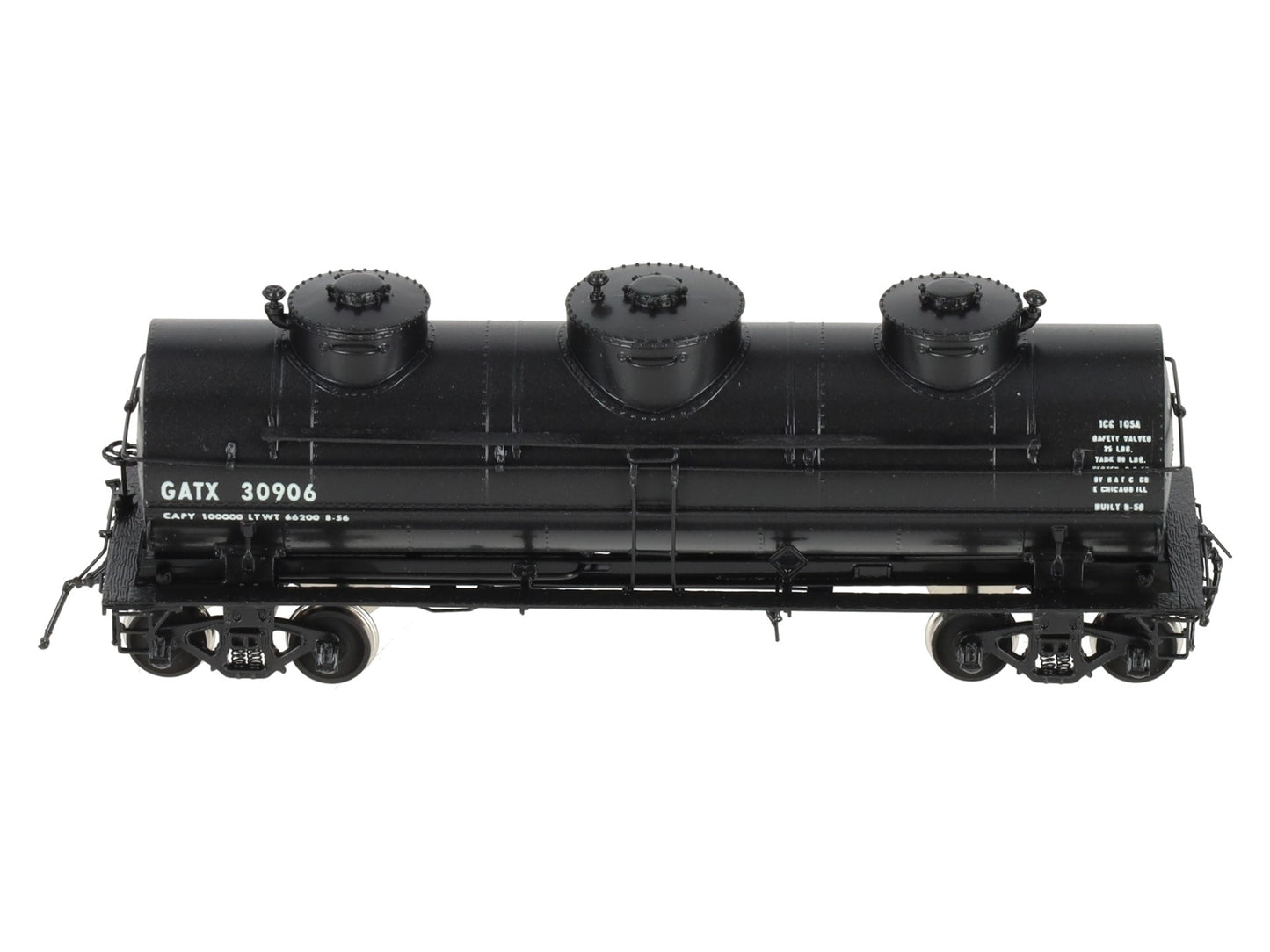 Overland 3271 HO Scale BRASS Custom GATX 8,000 Gallon Tank Car #30906 EX/Box