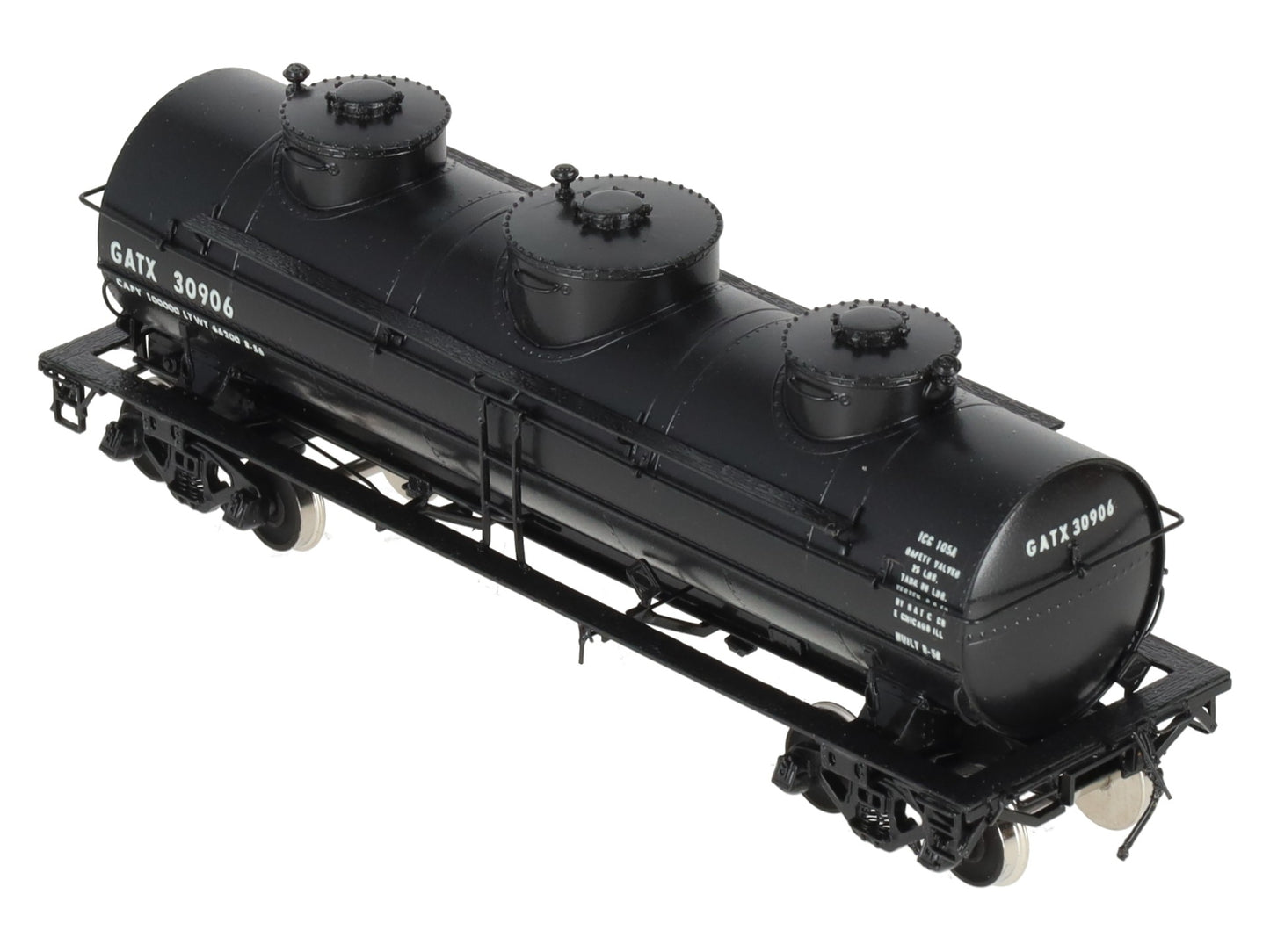 Overland 3271 HO Scale BRASS Custom GATX 8,000 Gallon Tank Car #30906 EX/Box