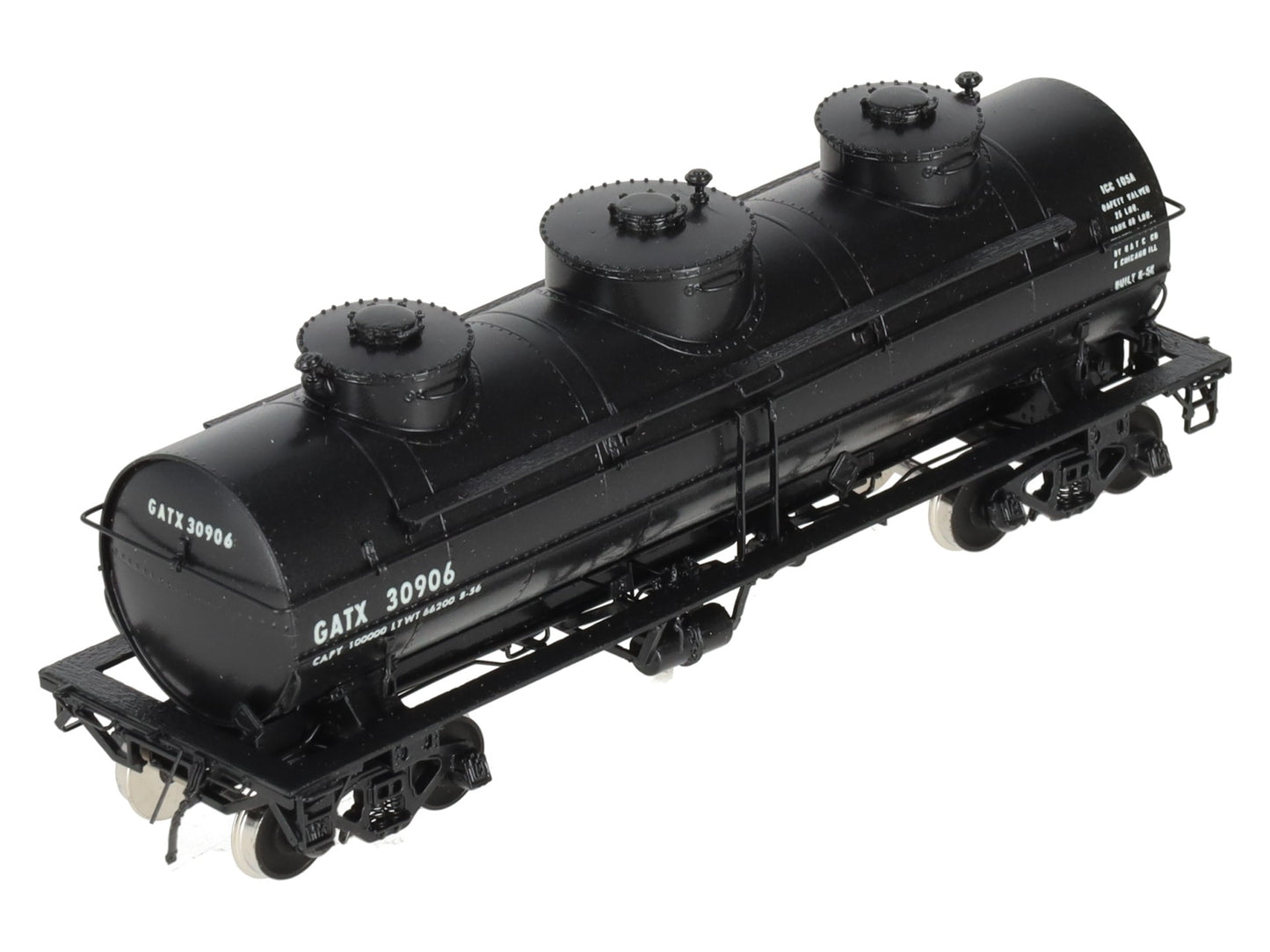 Overland 3271 HO Scale BRASS Custom GATX 8,000 Gallon Tank Car #30906 EX/Box