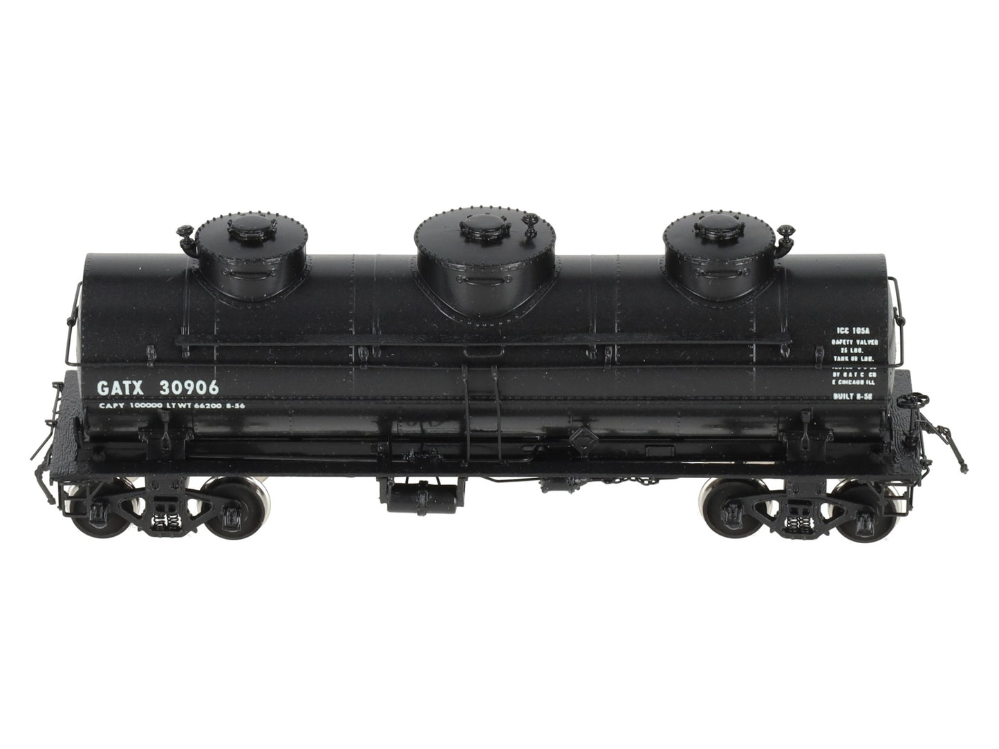 Overland 3271 HO Scale BRASS Custom GATX 8,000 Gallon Tank Car #30906 EX/Box