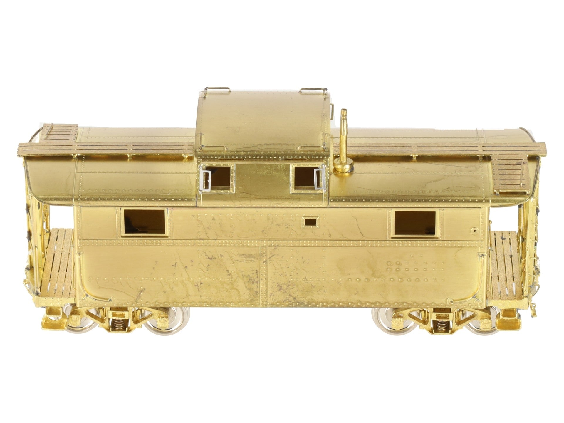 Overland OMI-1610/S HO BRASS PRR Steel Caboose N5A w/o Antenna EX/Box