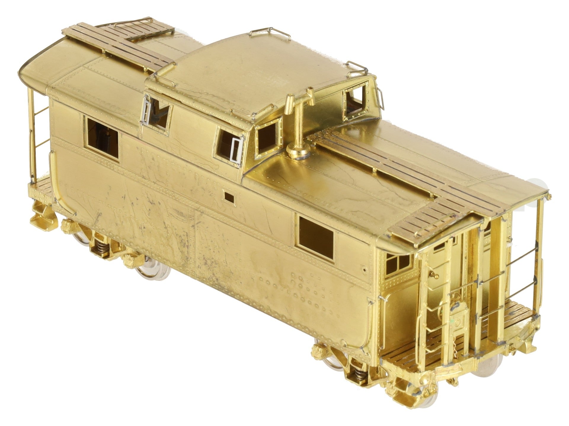 Overland OMI-1610/S HO BRASS PRR Steel Caboose N5A w/o Antenna EX/Box