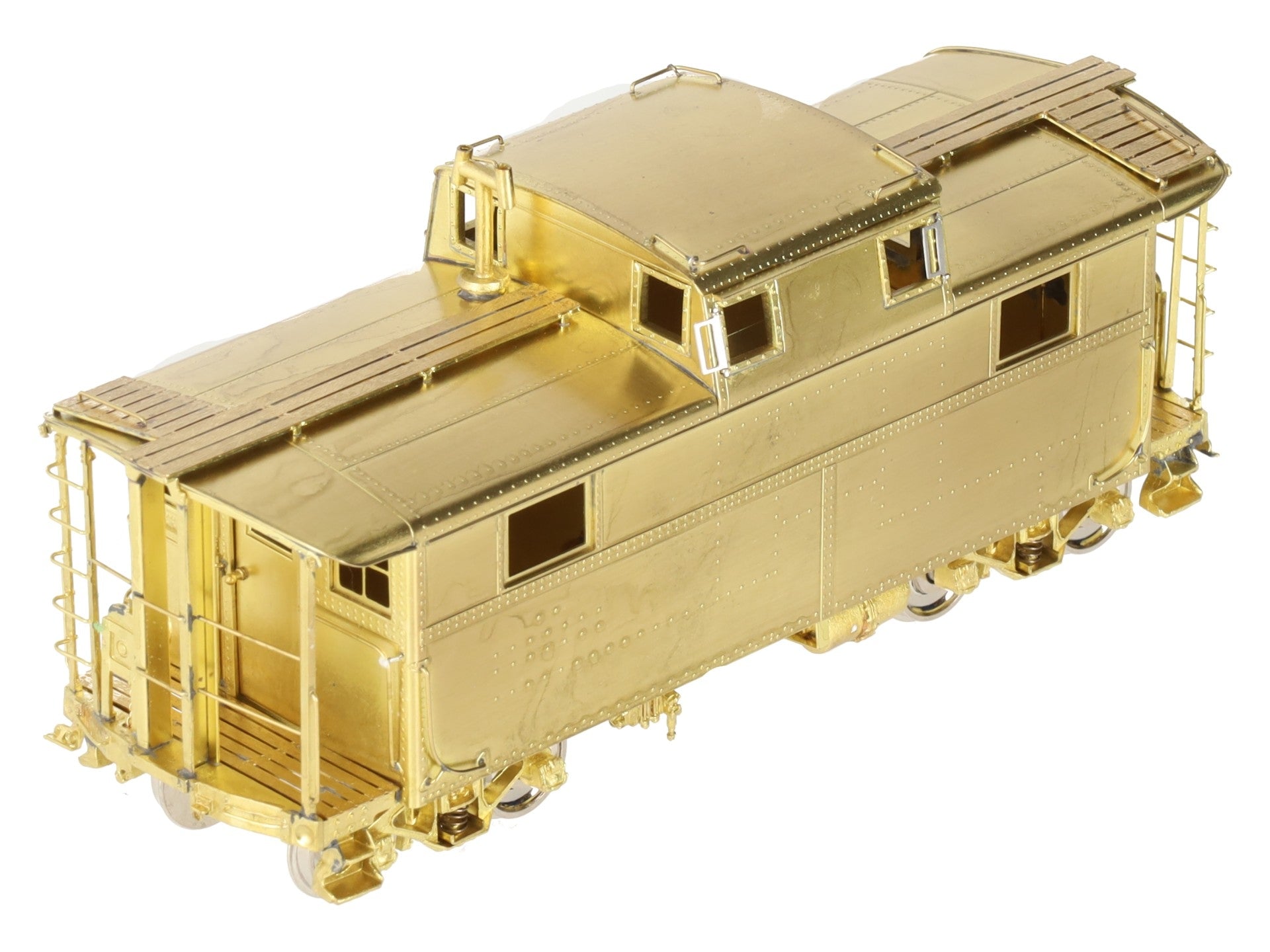 Overland OMI-1610/S HO BRASS PRR Steel Caboose N5A w/o Antenna EX/Box