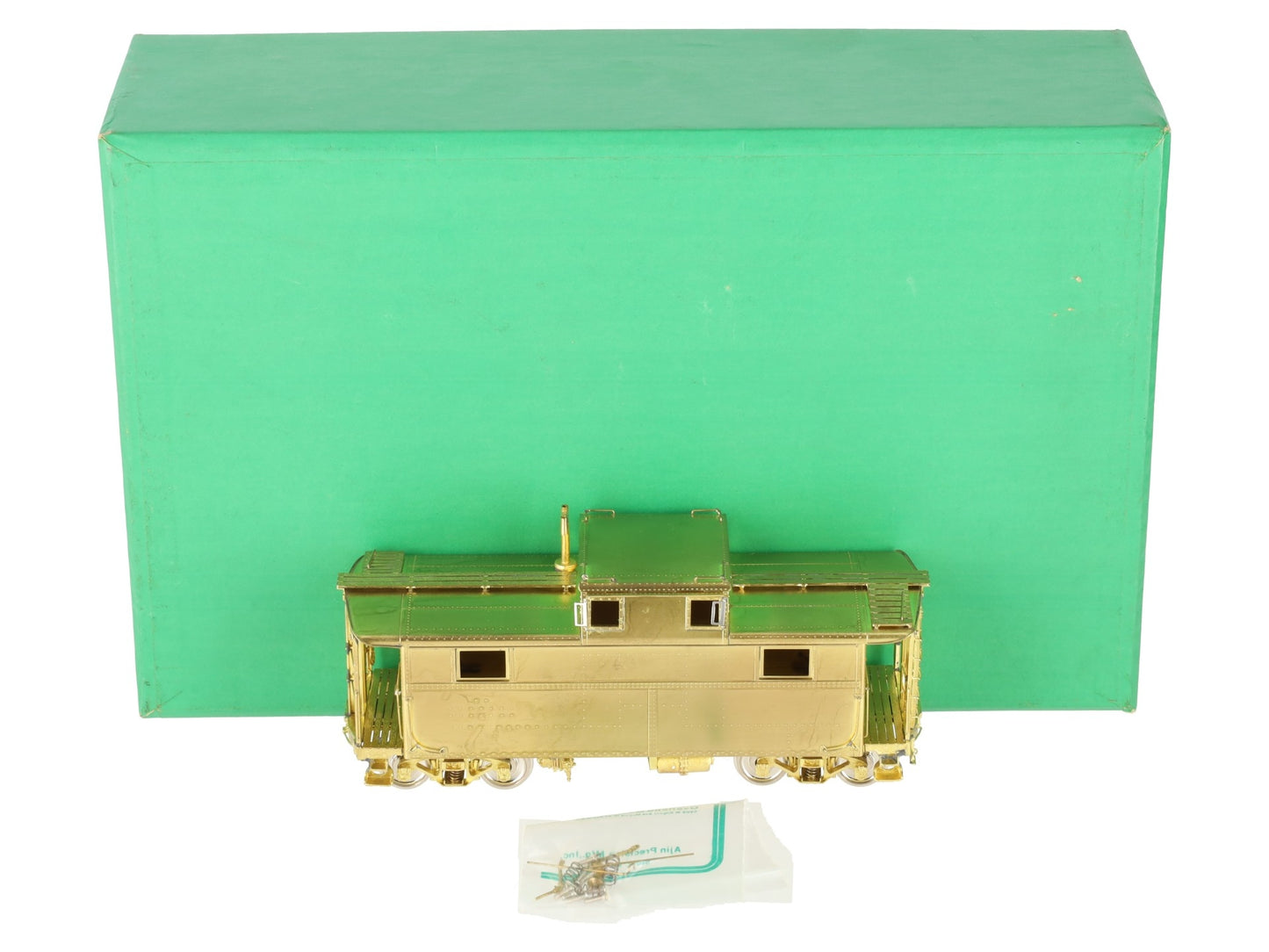 Overland OMI-1610/S HO BRASS PRR Steel Caboose N5A w/o Antenna EX/Box