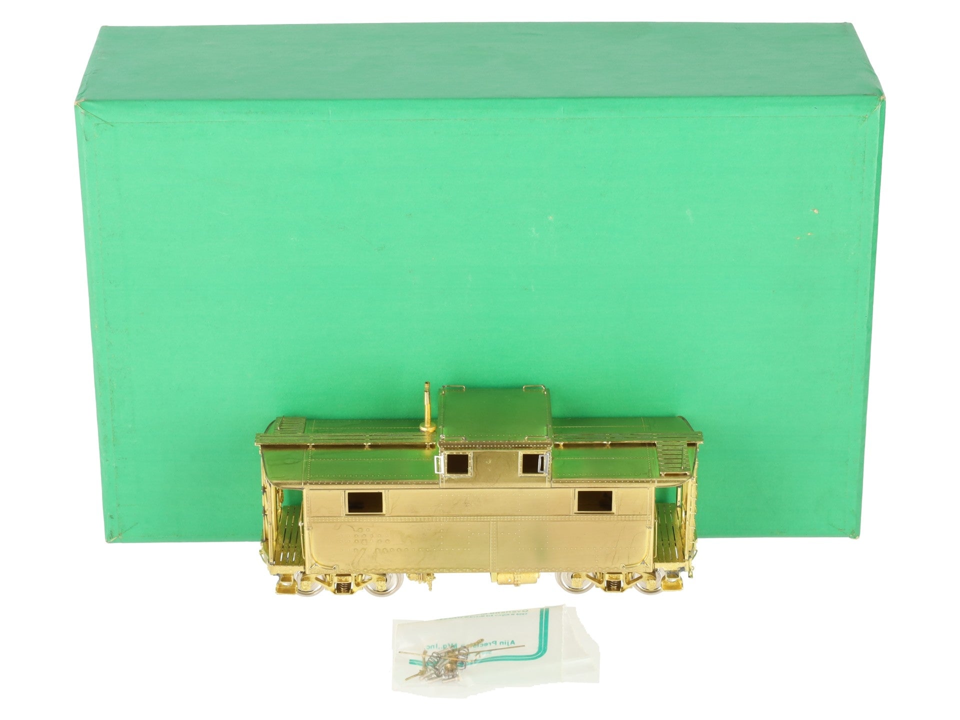 Overland OMI-1610/S HO BRASS PRR Steel Caboose N5A w/o Antenna EX/Box