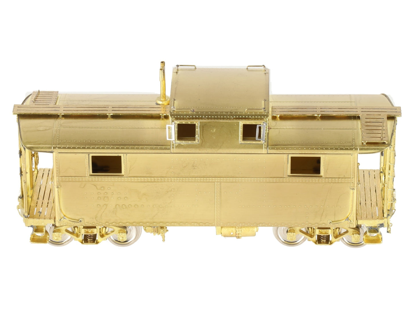 Overland OMI-1610/S HO BRASS PRR Steel Caboose N5A w/o Antenna EX/Box