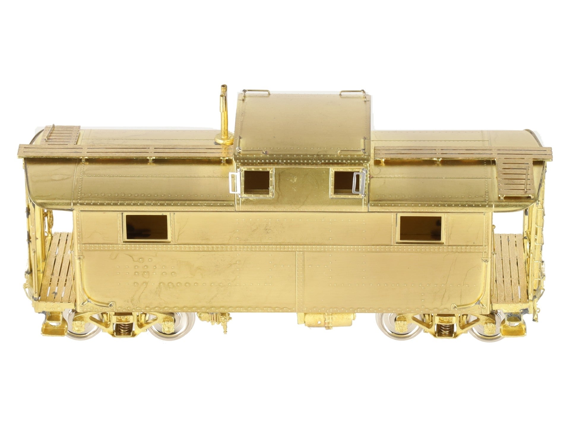 Overland OMI-1610/S HO BRASS PRR Steel Caboose N5A w/o Antenna EX/Box