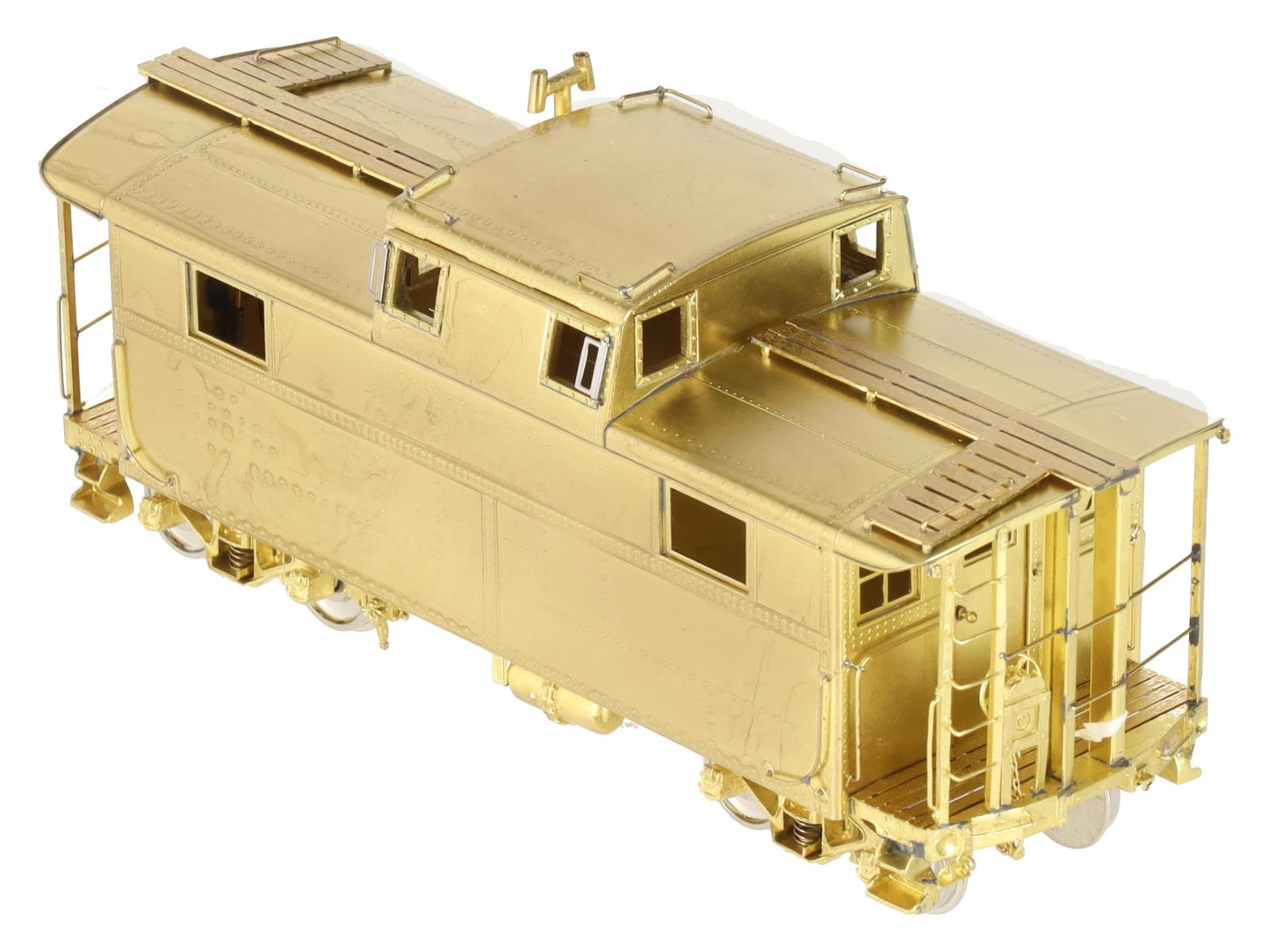 Overland OMI-1610/S HO BRASS PRR Steel Caboose N5A w/o Antenna EX/Box