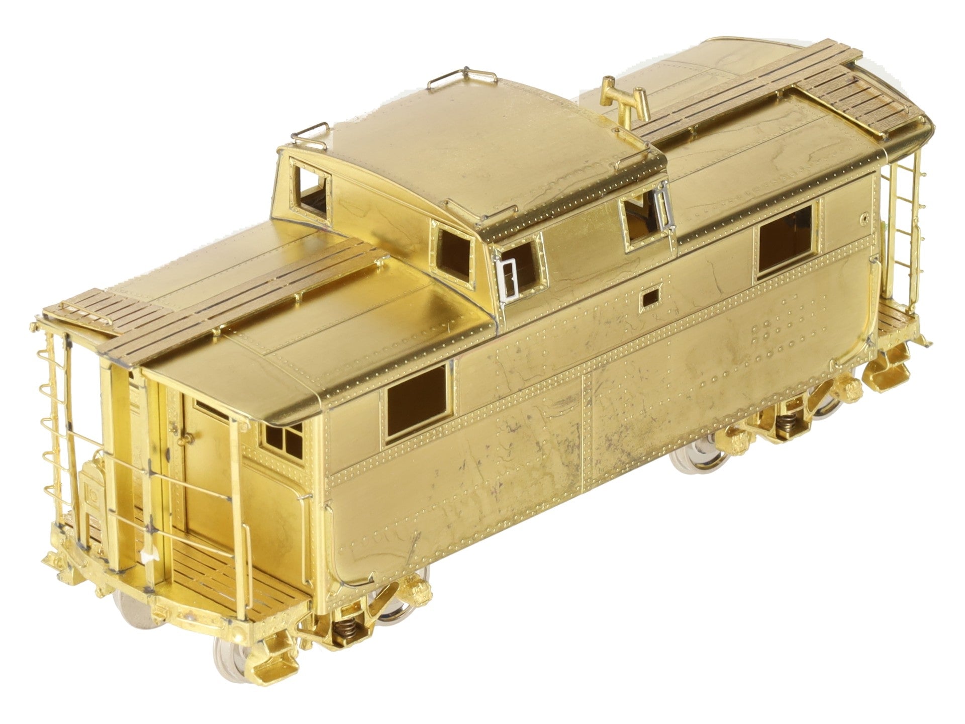 Overland OMI-1610/S HO BRASS PRR Steel Caboose N5A w/o Antenna EX/Box