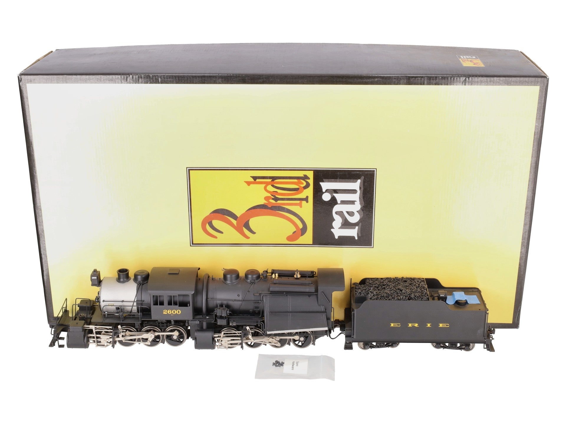 Sunset Models O 2-Rail BRASS Erie Camelback 0-8-8-0 Steam Engine & Tender #2600 EX/Box