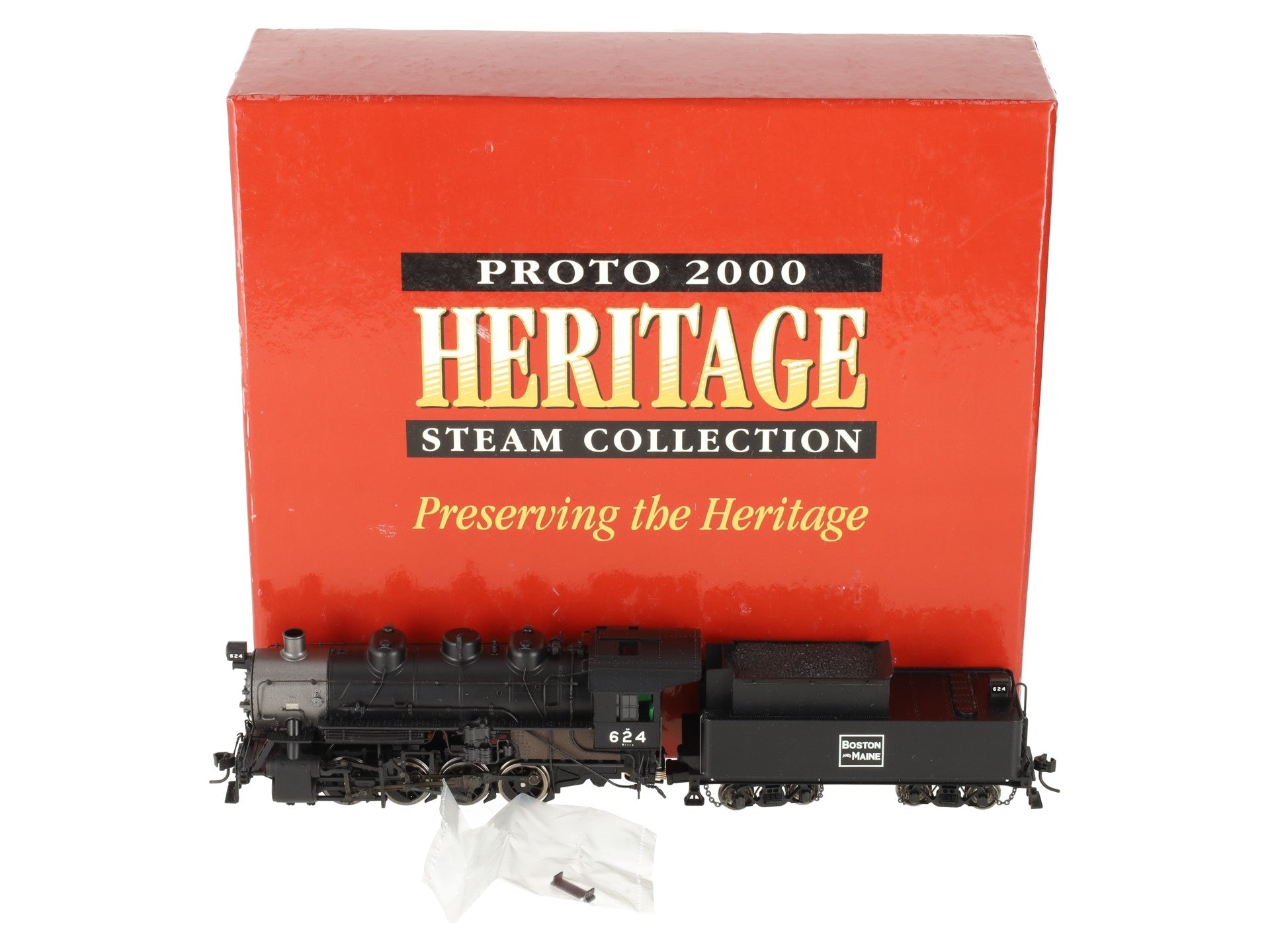 Proto 2000 23305 Boston & Maine USRA 0-8-0 Steam Locomotive #624 EX/Box