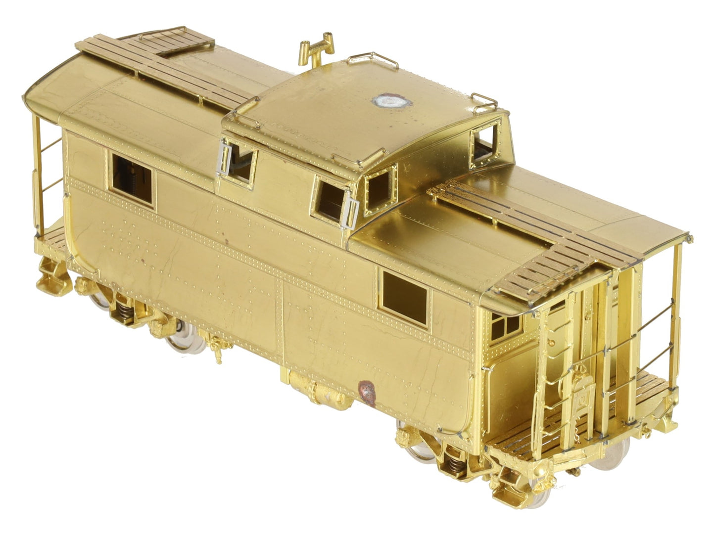 Overland OMI-1610/S HO BRASS PRR Steel Caboose N5A w/o Antenna EX/Box