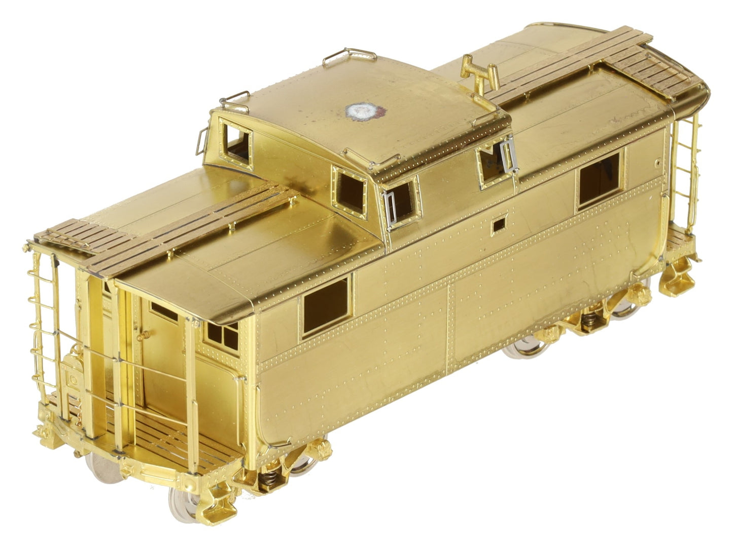 Overland OMI-1610/S HO BRASS PRR Steel Caboose N5A w/o Antenna EX/Box