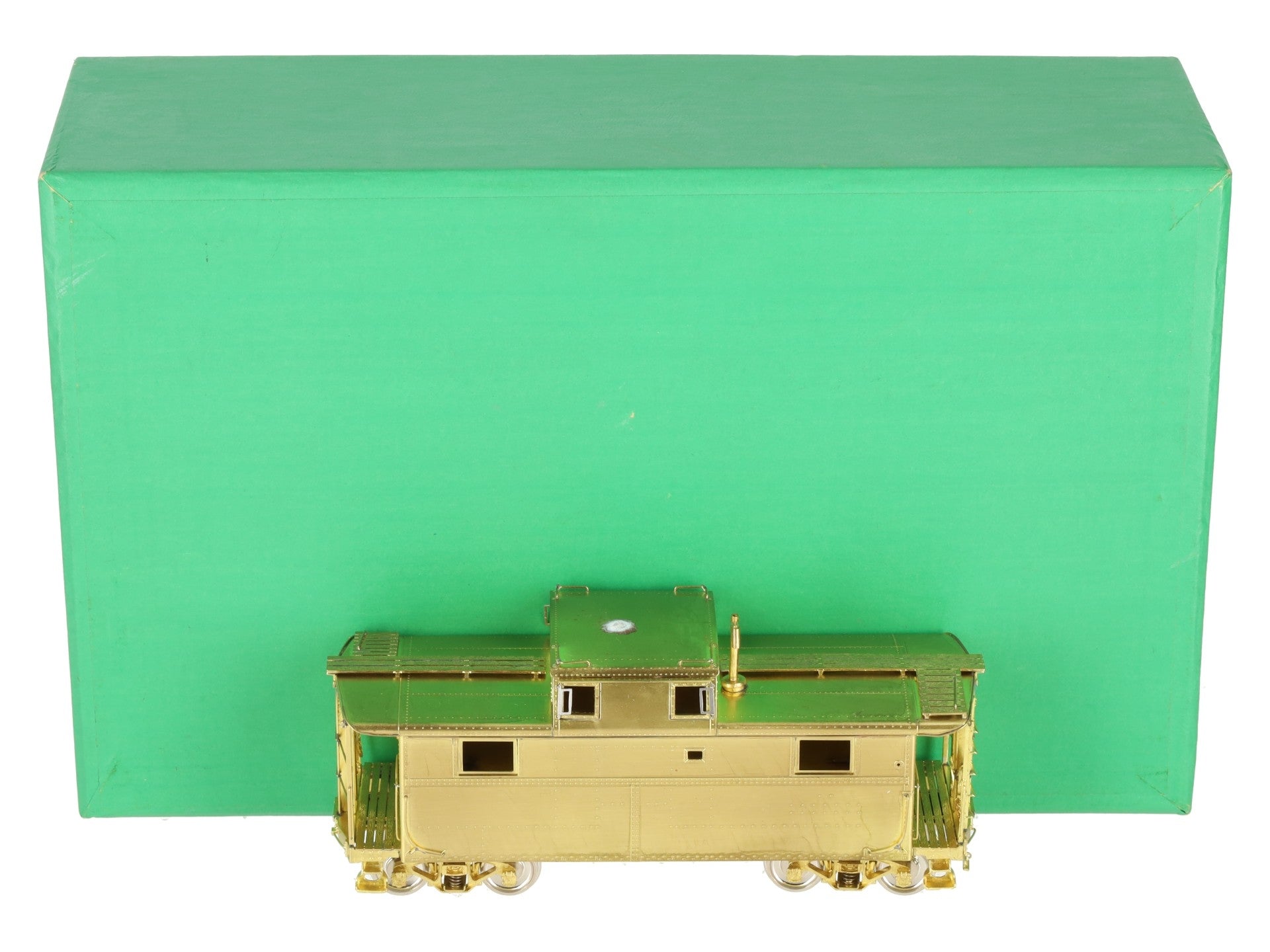 Overland OMI-1610/S HO BRASS PRR Steel Caboose N5A w/o Antenna EX/Box